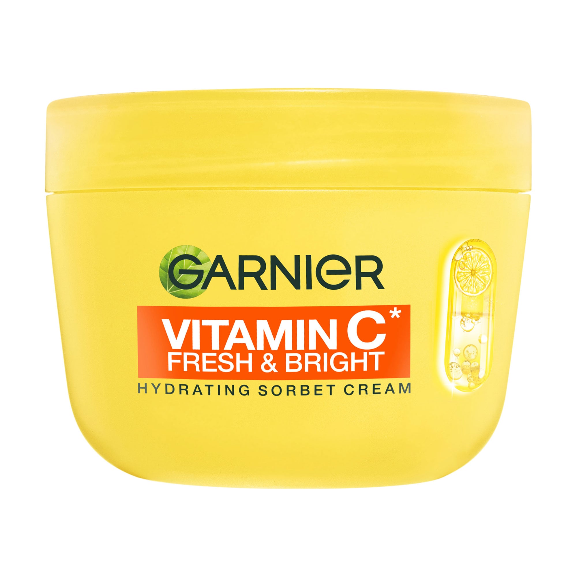 

Зволожувальний крем-сорбет для обличчя GARNIER Vitamin C* Fresh & Bright Hydrating Sorbet Cream із вітаміном С, 85 мл