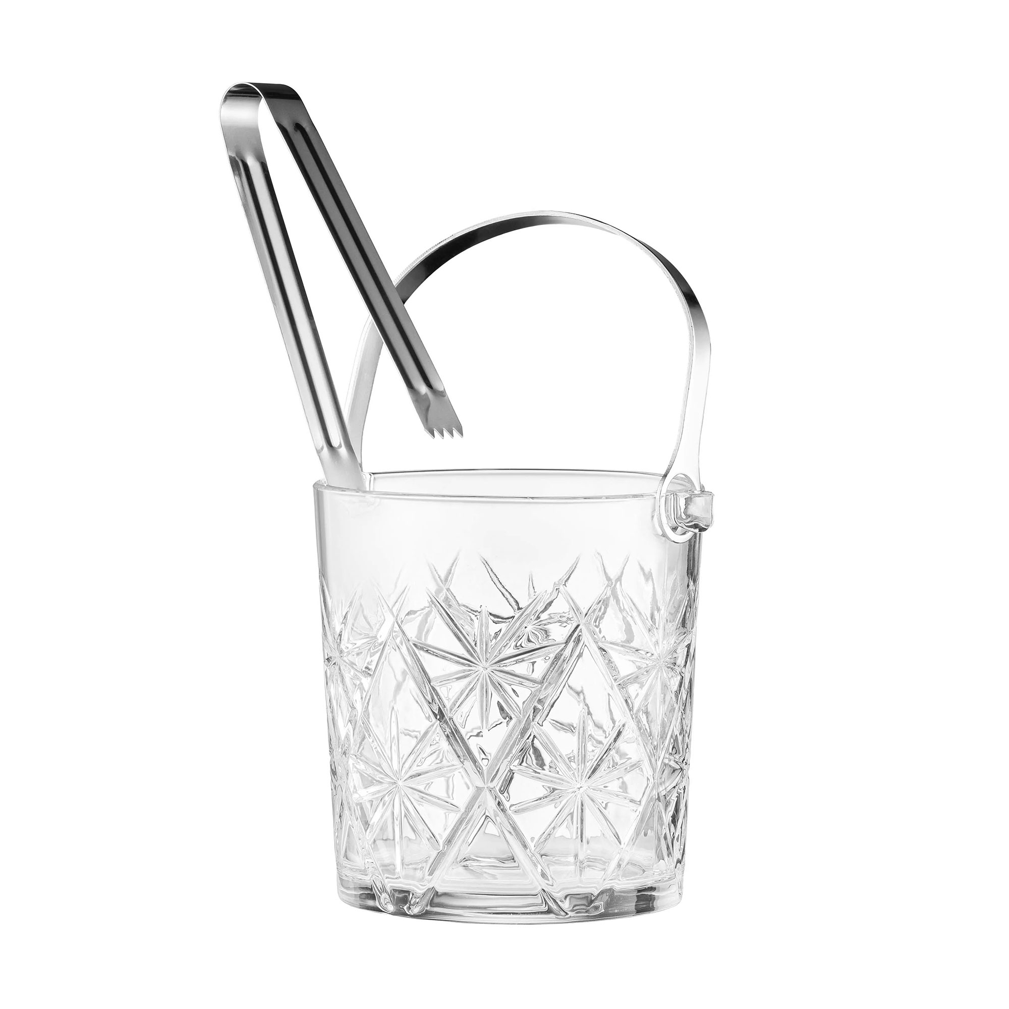 

Відро для льоду Ardesto Alba зі щипцями, скло, 980 мл (AR5044)