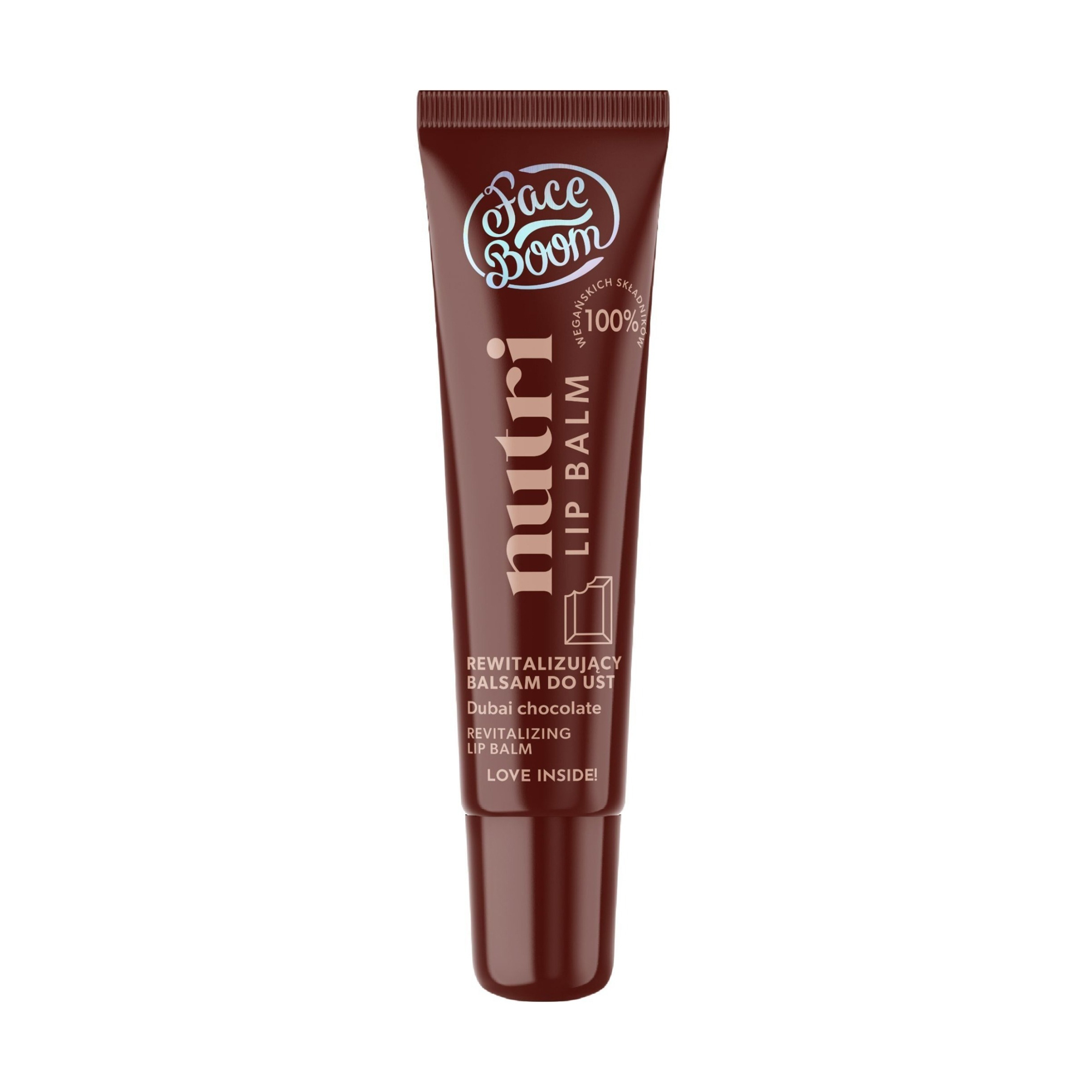 

Відновлювальний бальзам для губ Face Boom Nutri Lip Balm, Dubai Chocolate, 10 г