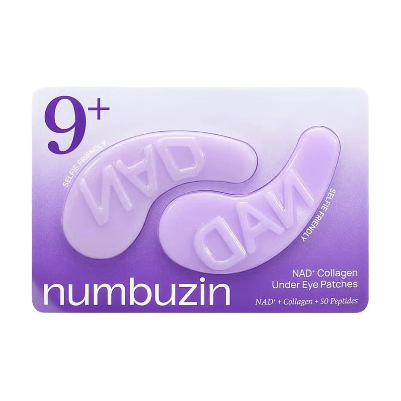 

Патчі для шкіри навколо очей Numbuzin No.9 NAD+ Collagen Under Eye Patches, 1 пара
