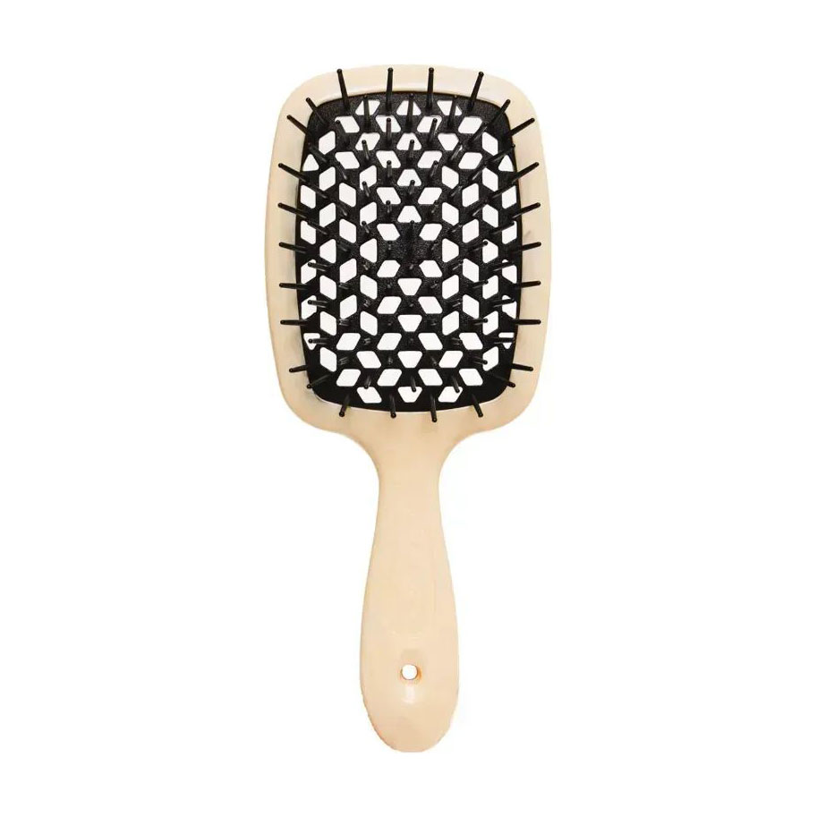 

Щітка для волосся Janeke Superbrush пастельно жовта з чорним (SP226 CRN)