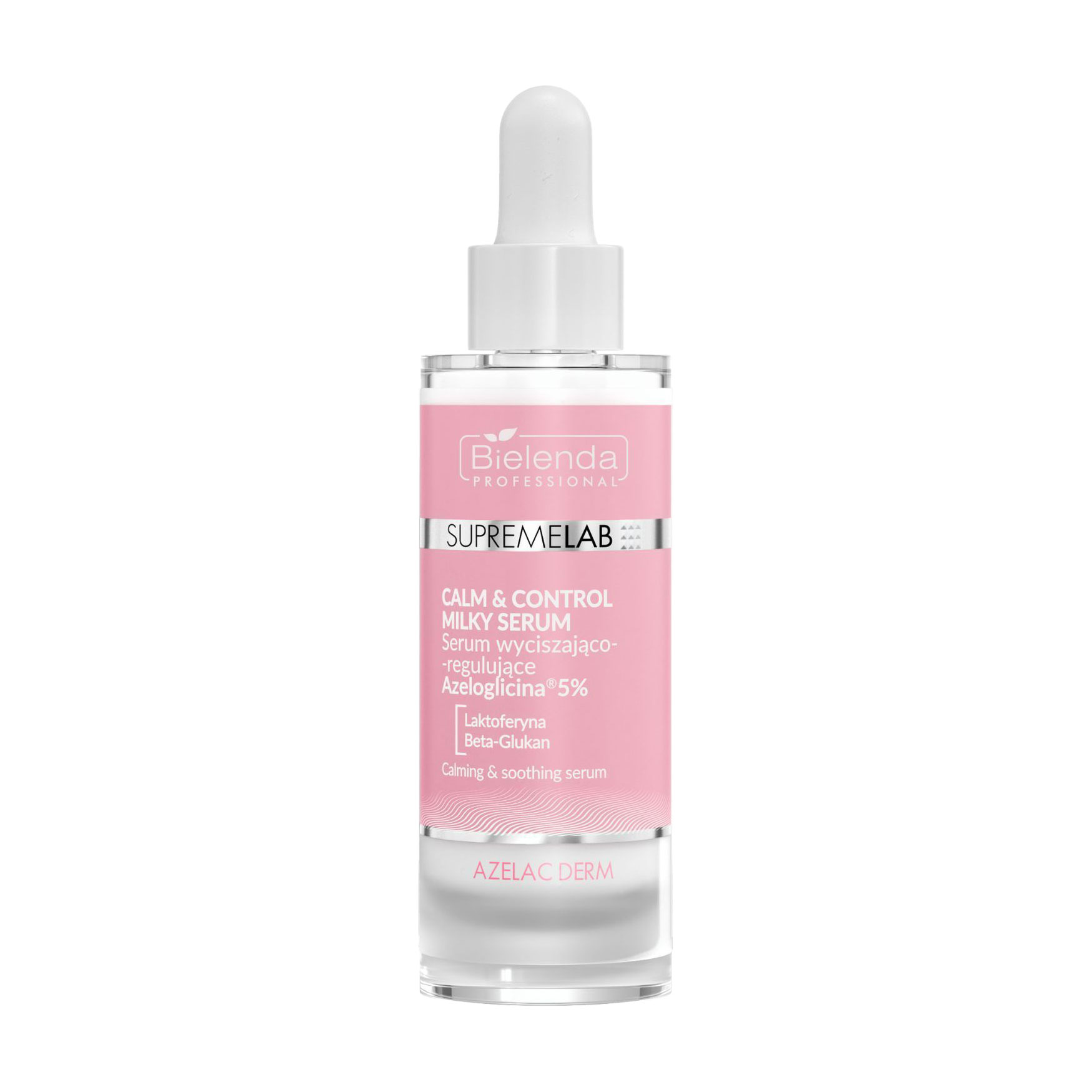 

Заспокійлива та регулювальна сироватка для обличчя Bielenda Professional Supremelab Azelac Derm Calm & Control Calming & Soothing Serum, 30 мл
