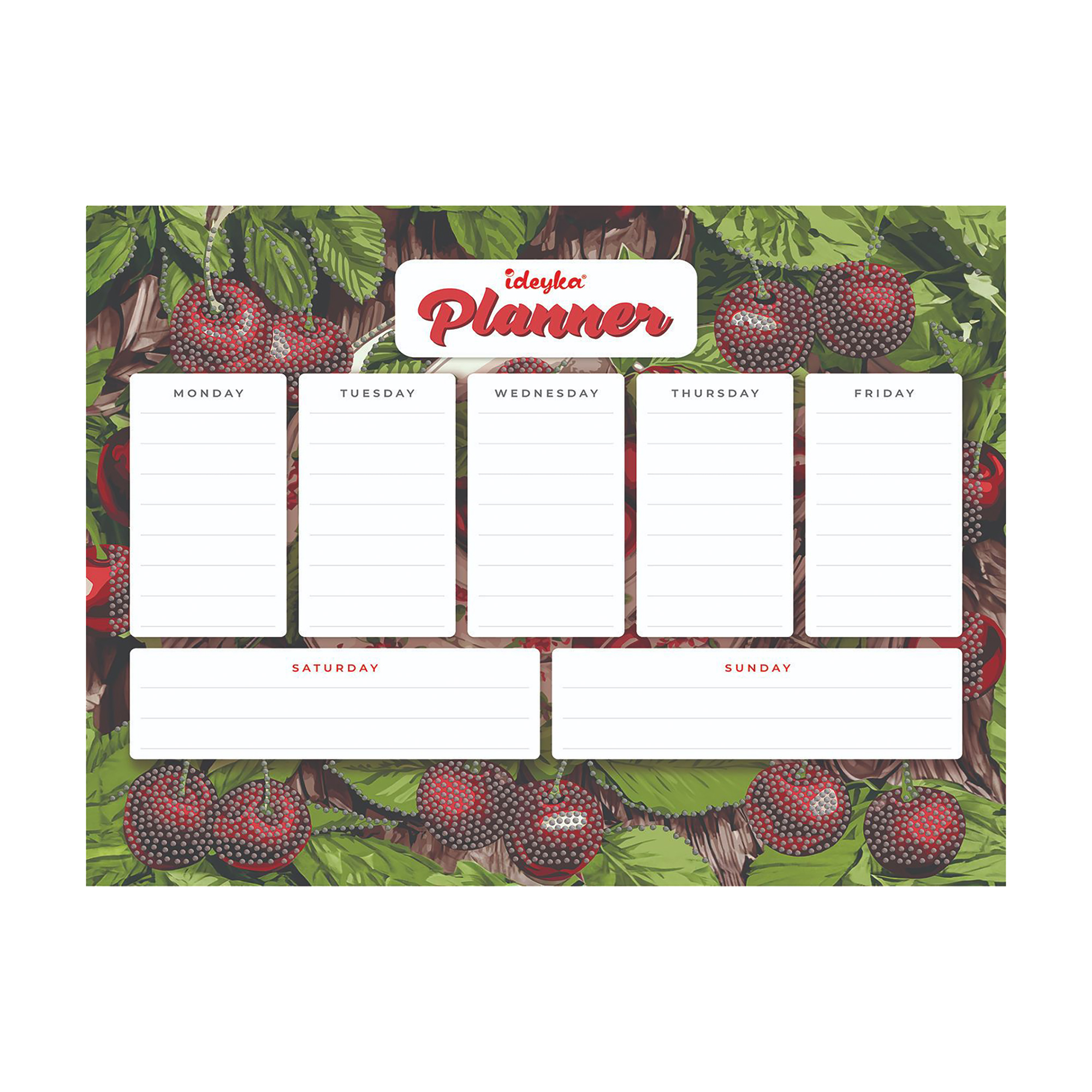 

Магнітний планер з алмазною мозаїкою Ideyka Вишні, 32*40 см (AMP20058)