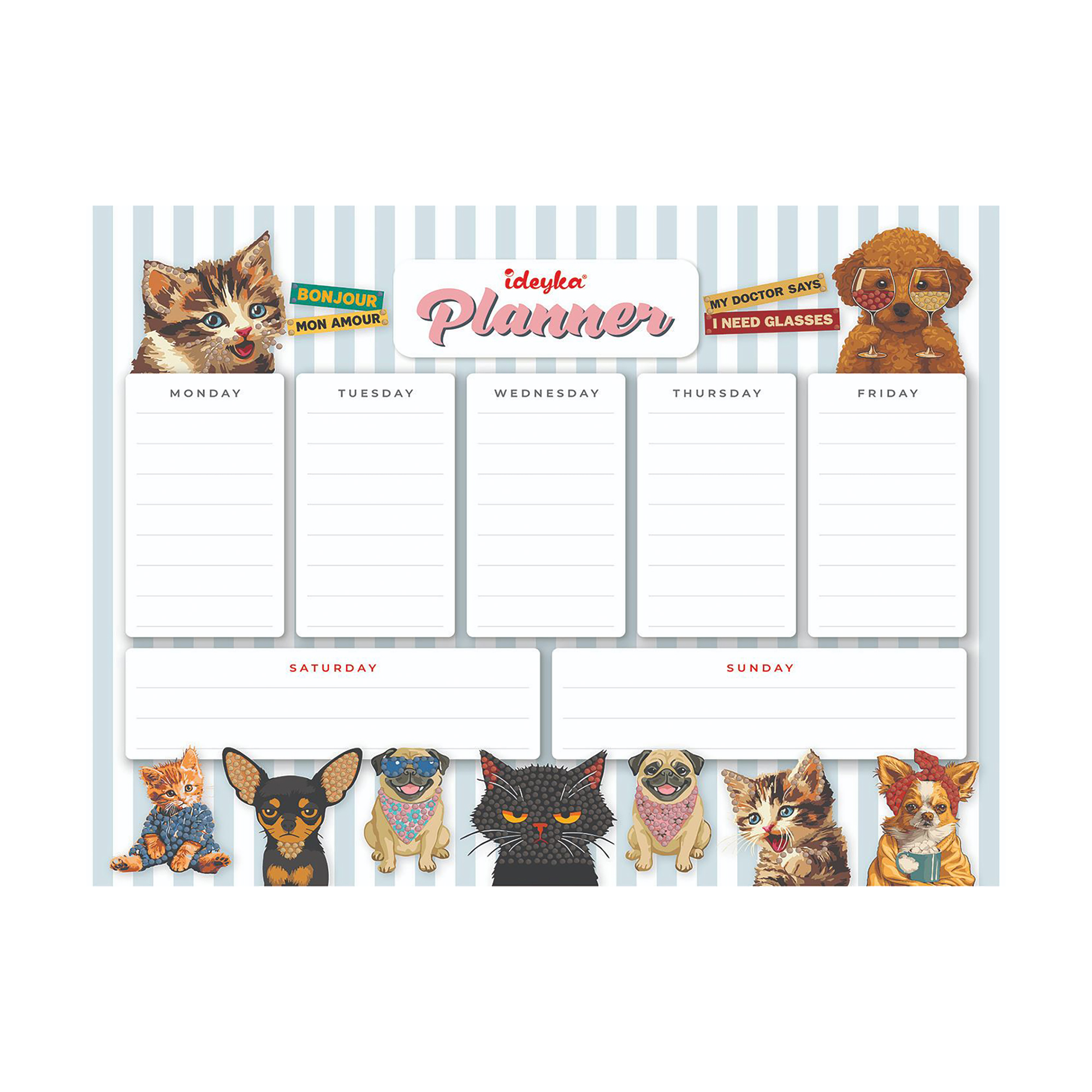 

Магнітний планер з алмазною мозаїкою Ideyka Домашні улюбленці, 32*40 см (AMP20061)