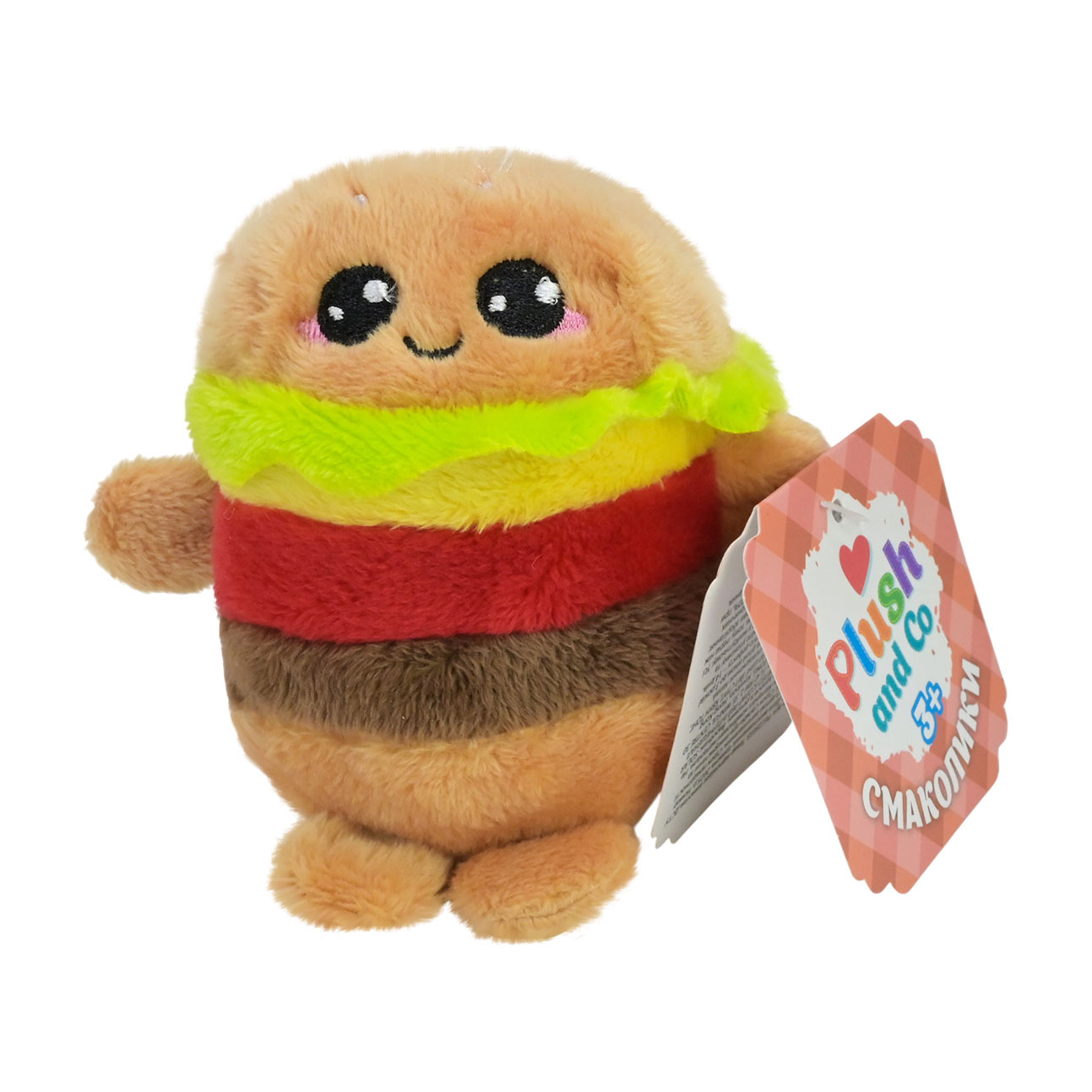 

М'яка іграшка Plush and Co Смаколики Гамбургер, 6*6*9 см, від 3 років (PLC25033)