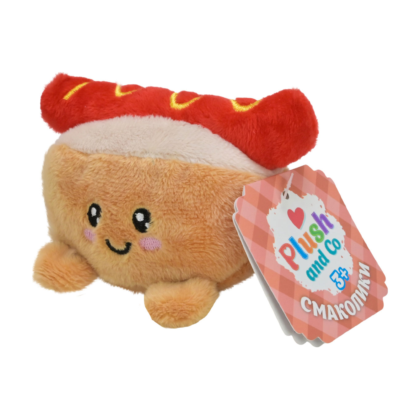 

М'яка іграшка Plush and Co Смаколики Хот-дог, 10*4*7 см, від 3 років (PLC25035)