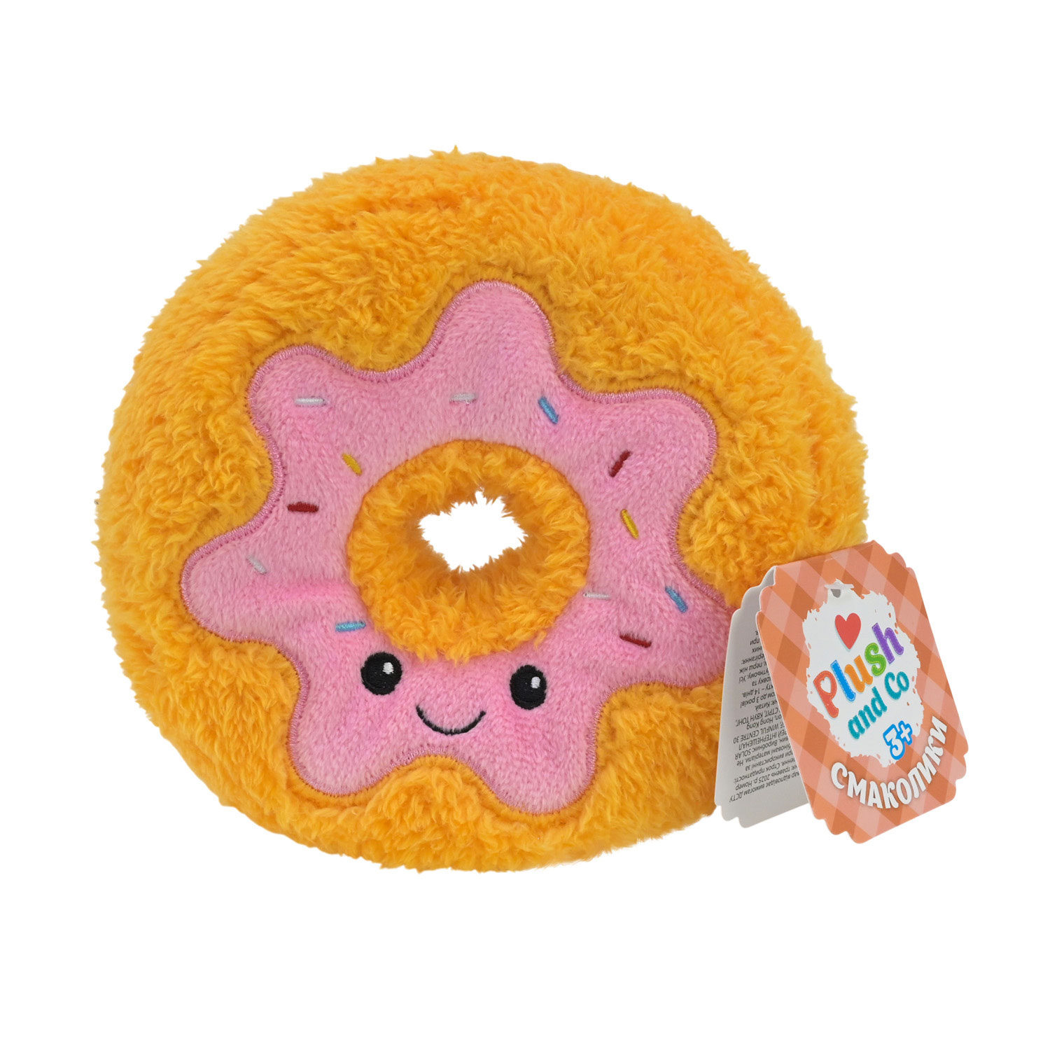 

М'яка іграшка Plush and Co Смаколики Пончик, 9 см, від 3 років (PLC25072)