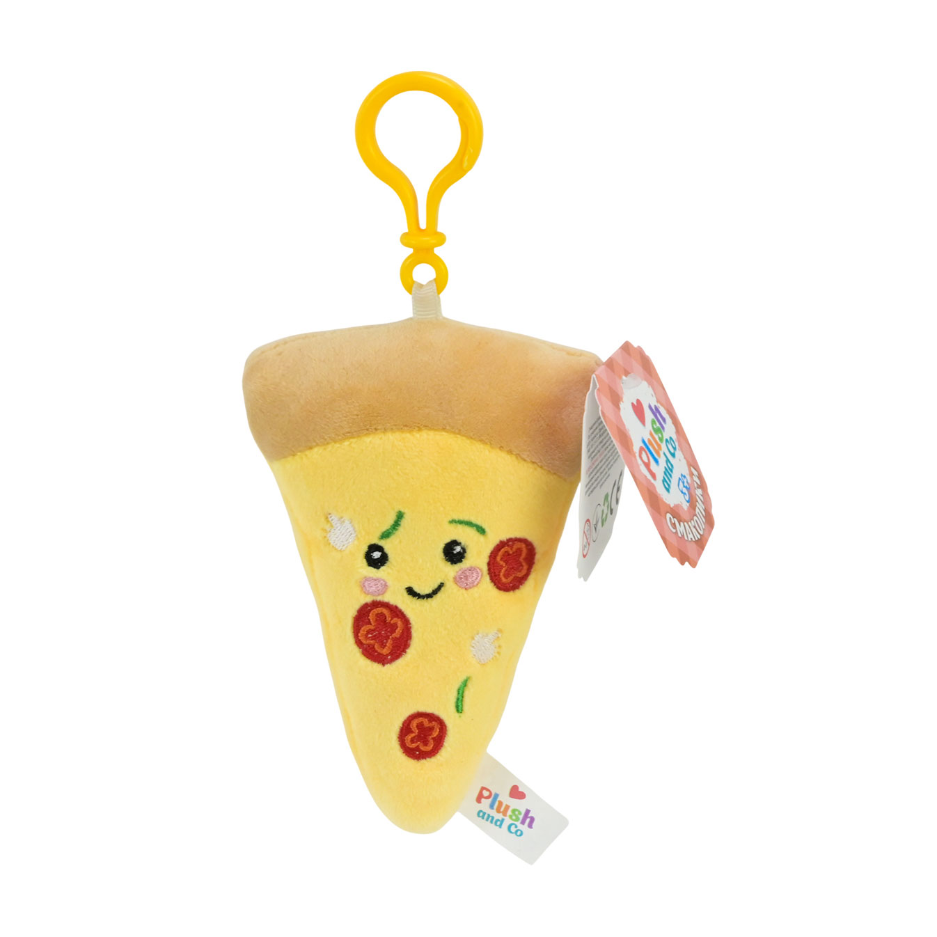 

М'яка іграшка-брелок Plush and Co Піца, 12 см, від 3 років (PLC25083)