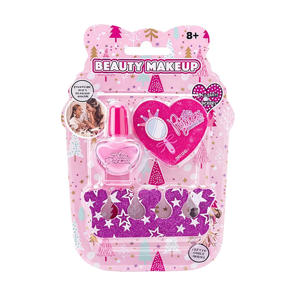 

Дитячий набір косметики Shantou Jinxing від 8 років (лак, 1 шт + пилочка, 1 шт + роз'єднувач, 1 шт ) (2105J)