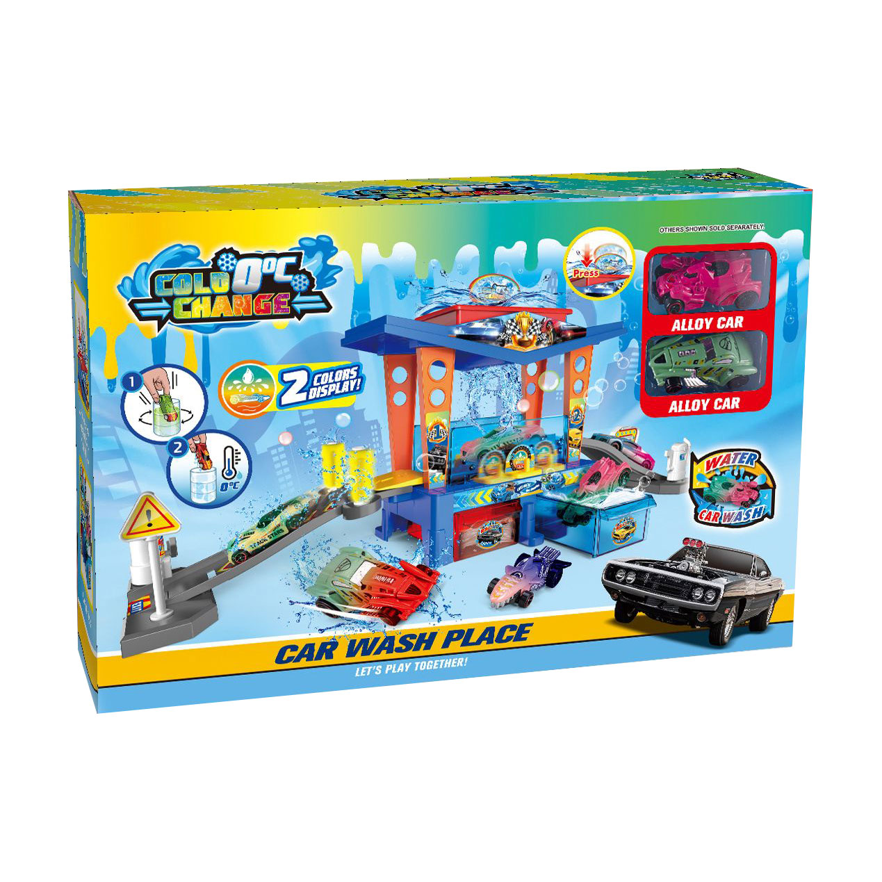 

Дитяча іграшка YG Toys Паркінг Автомийка з машинками, що змінюють колір, від 3 років (5503)