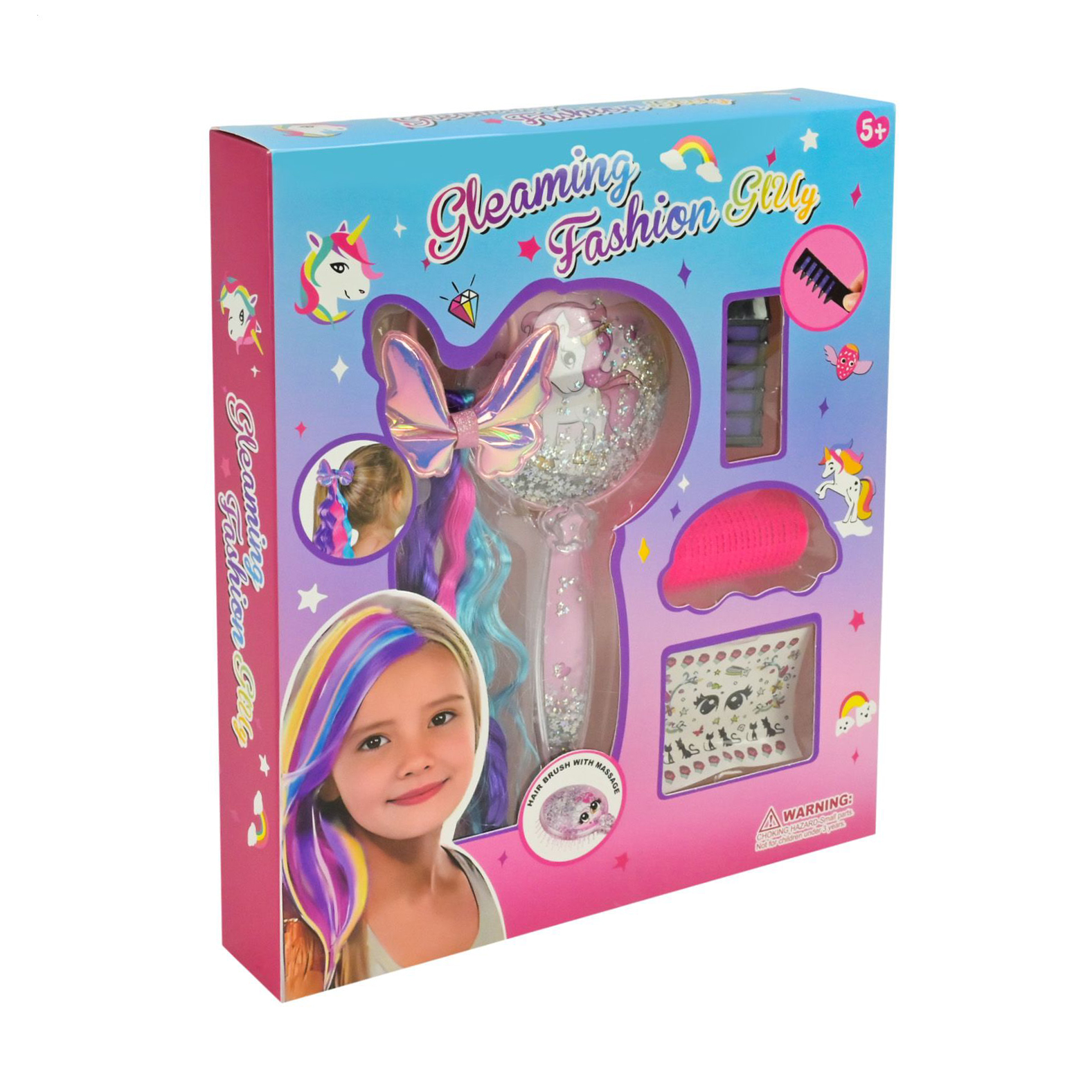 

Дитячий набір для волосся Shantou Jinxing від 5 років, 5 предметів (L5291)