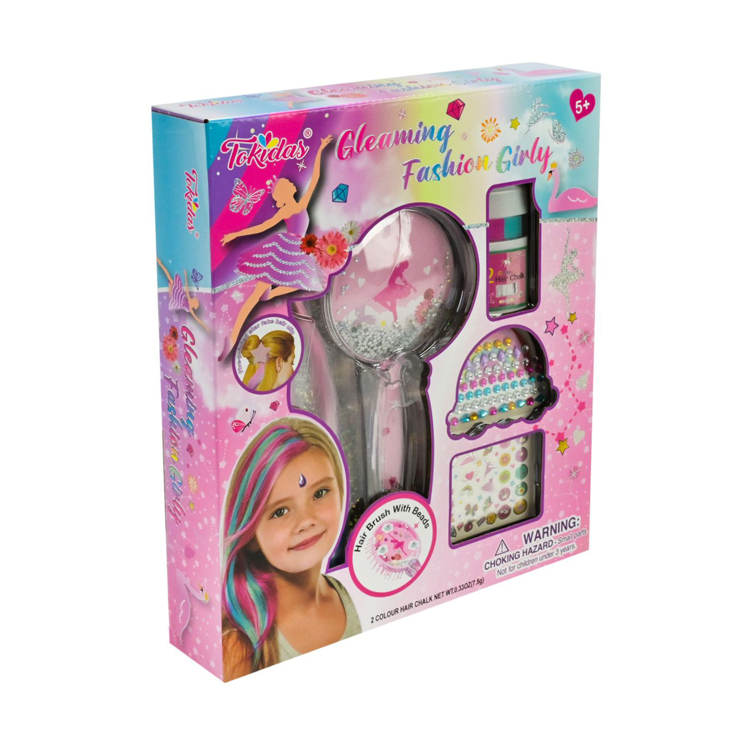 

Дитячий набір для волосся Shantou Jinxing від 5 років, 5 предметів (T039BA)