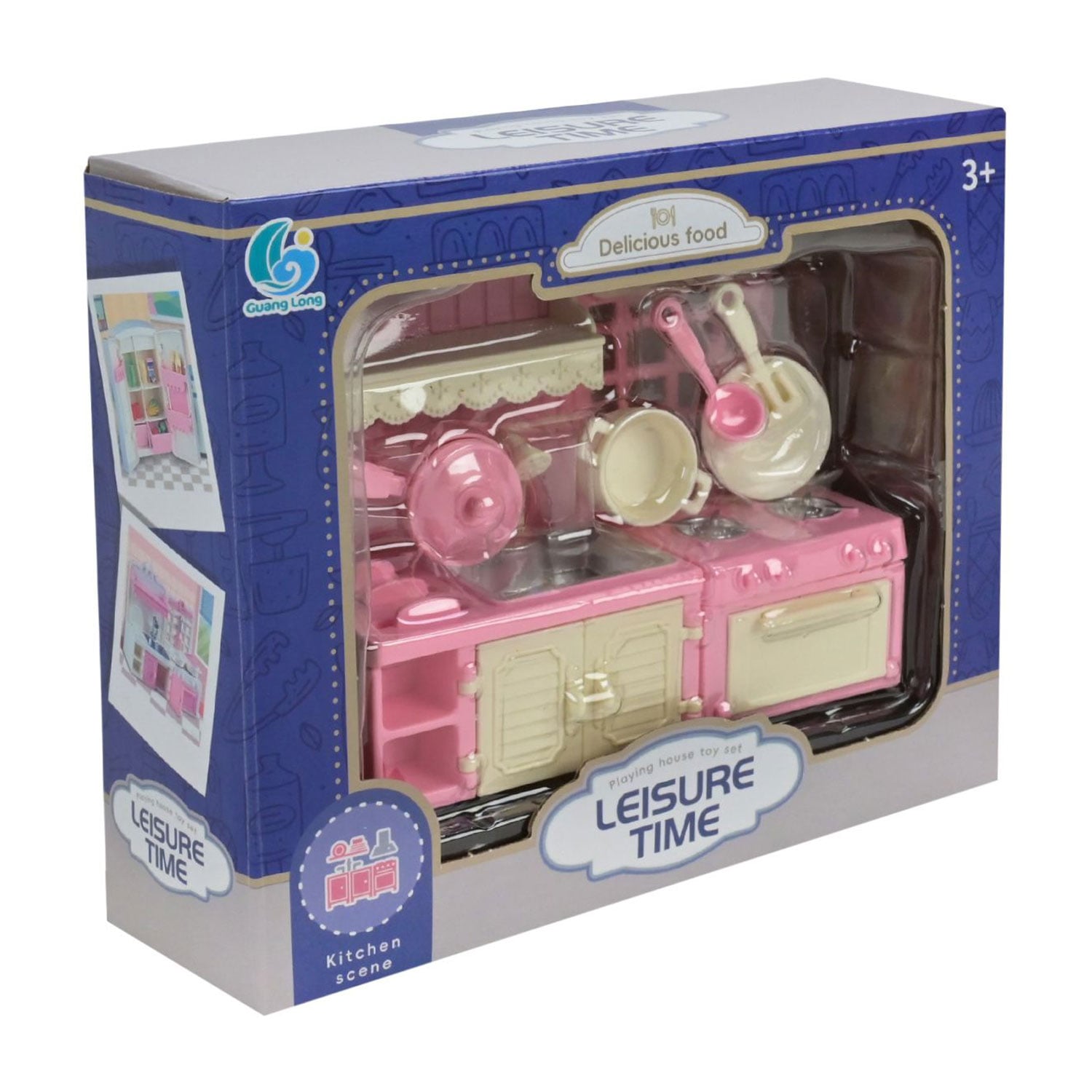 

Дитячий ігровий набір Shantou Jinxing Leisure Time Кухня, від 3 років, 13*5*10 см (901)