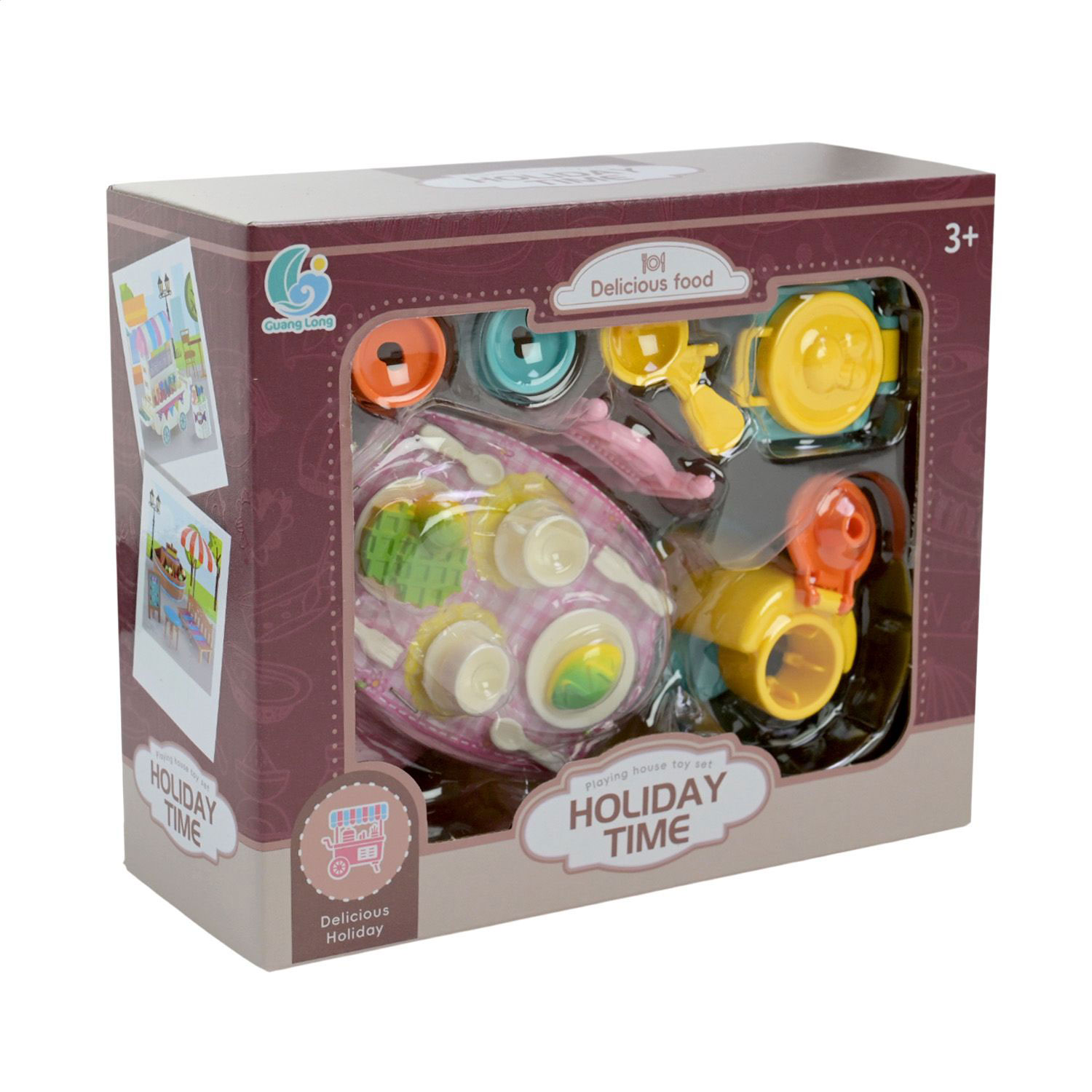 

Дитячий ігровий набір Shantou Jinxing Holiday Time Кафе, від 3 років, 18*15*5.5 см (903)