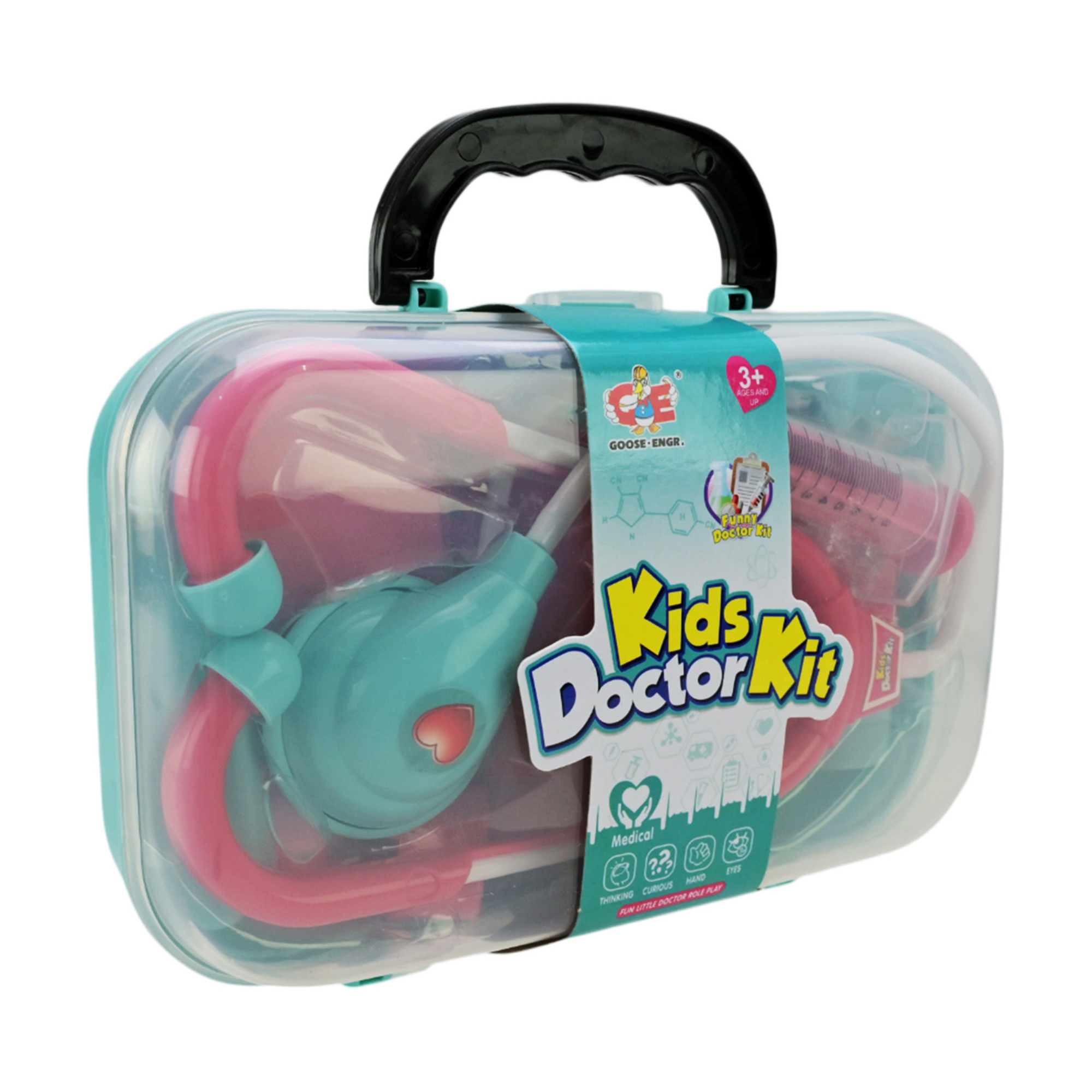 

Дитячий іграшковий набір Shantou Jinxing Лікар, від 3 років, 10 предметів (883-166)