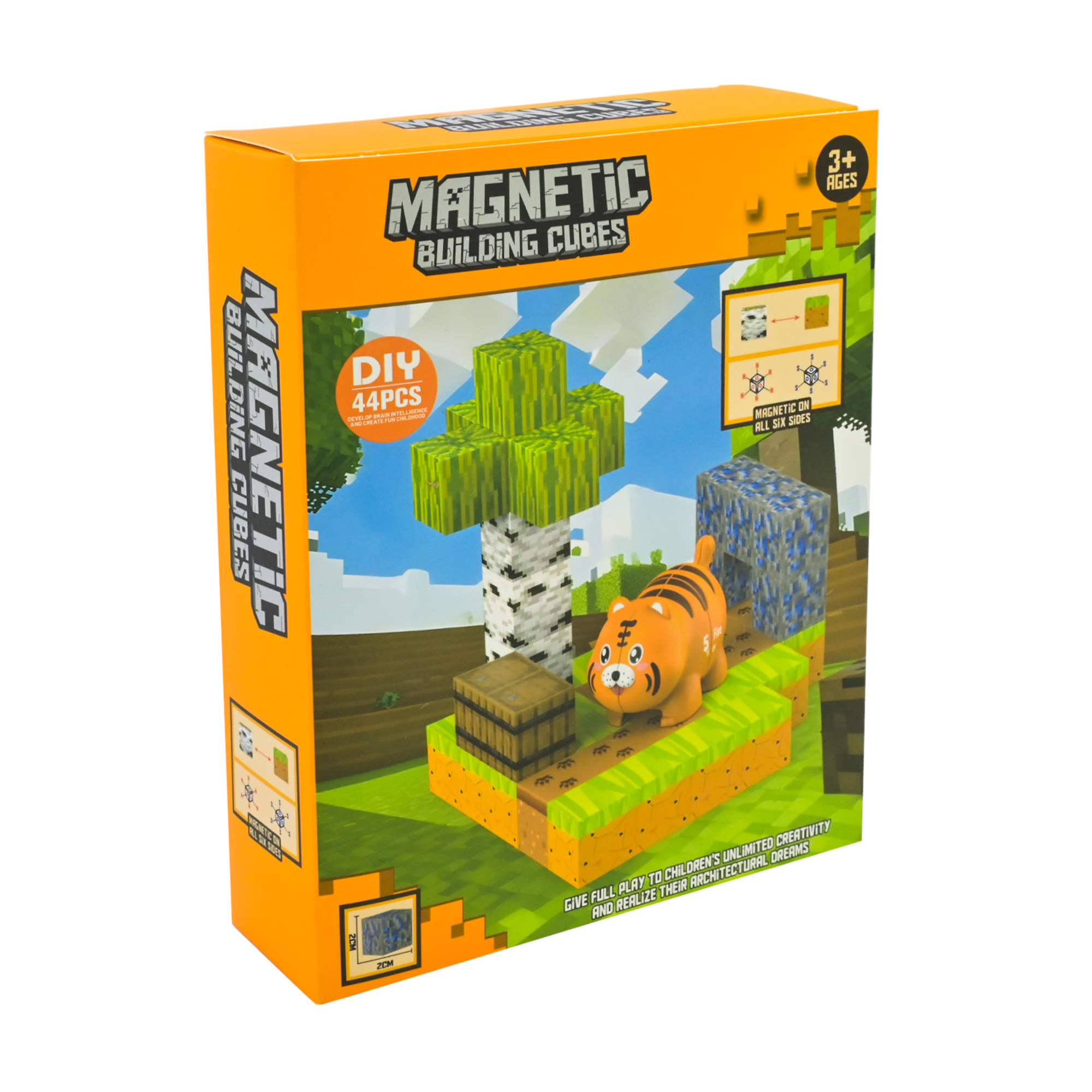 

Магнітний конструктор Shantou Jinxing від 3 років, 44 деталі (JM924)