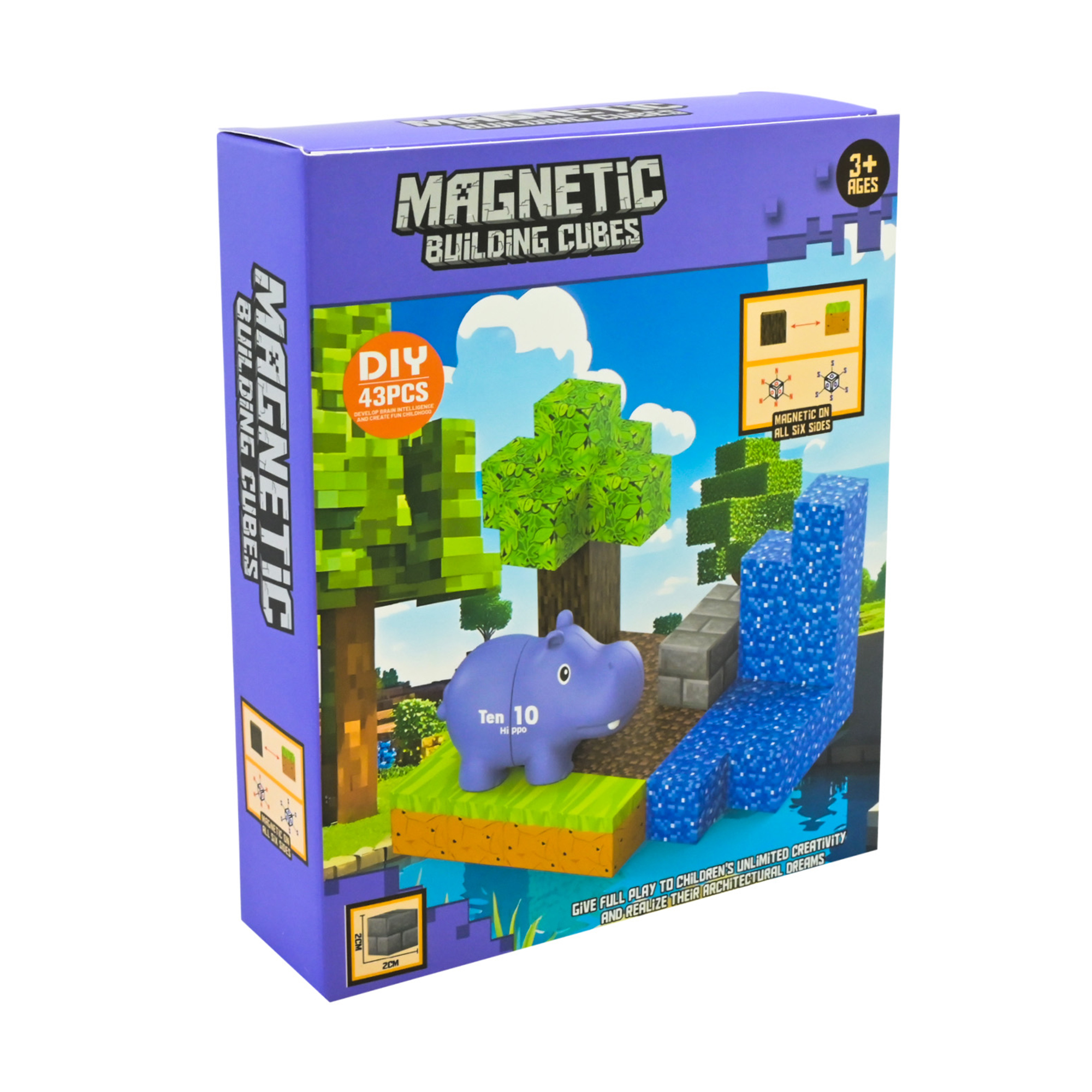 

Магнітний конструктор Shantou Jinxing від 3 років, 43 деталі (JM929)