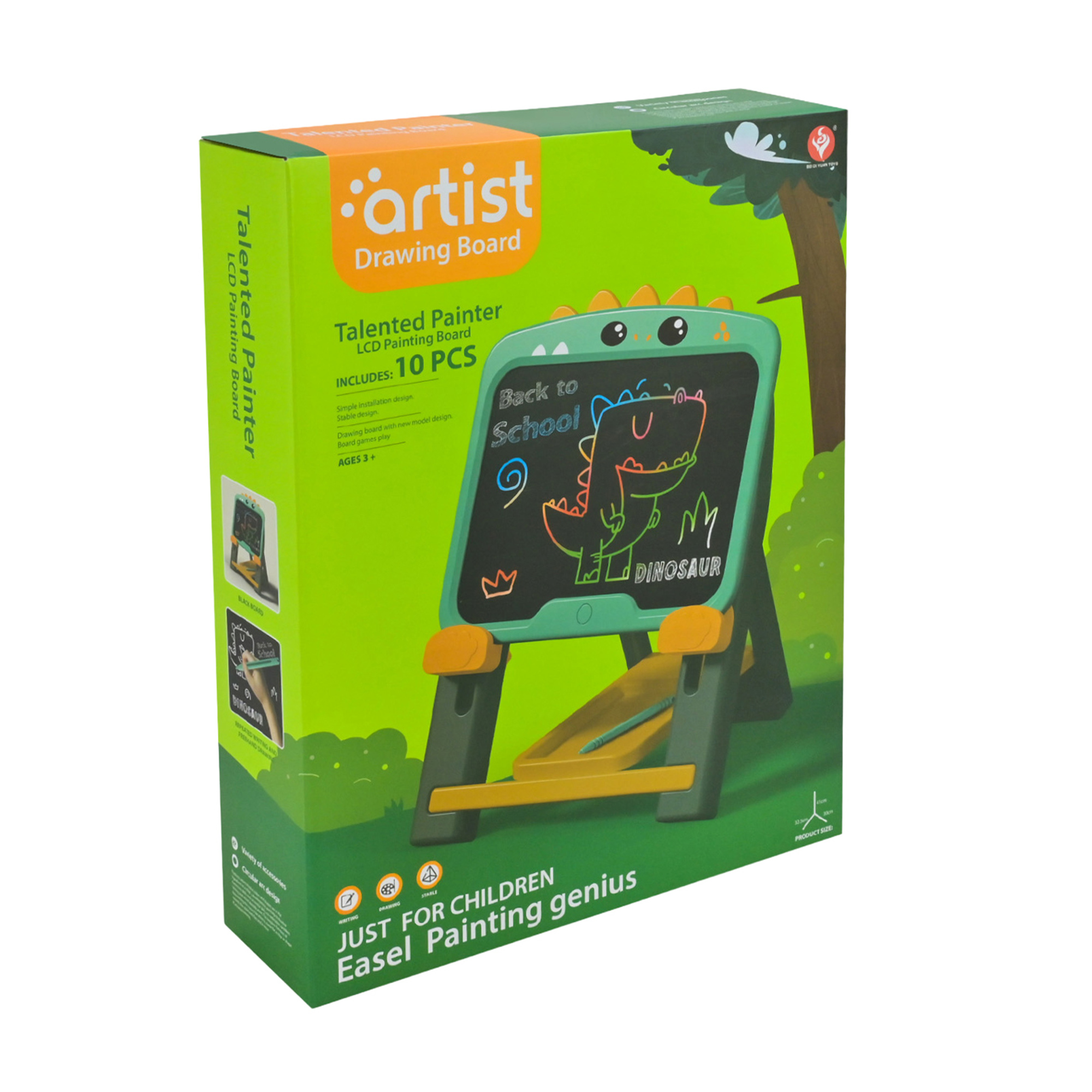 

Дитяча іграшка Shantou Jinxing Мольберт, з 2 стилусами, від 3 років, 32.5*30*41 см (050-79)