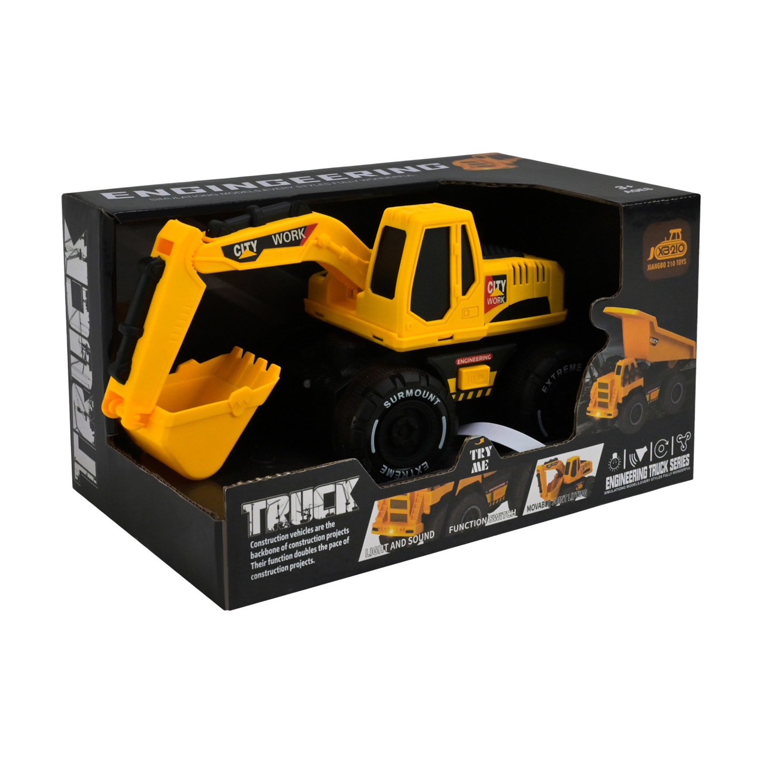 

Дитяча машинка Shantou Jinxing Будтехніка, від 3 років, 14*8*14.5 см (210-122C)