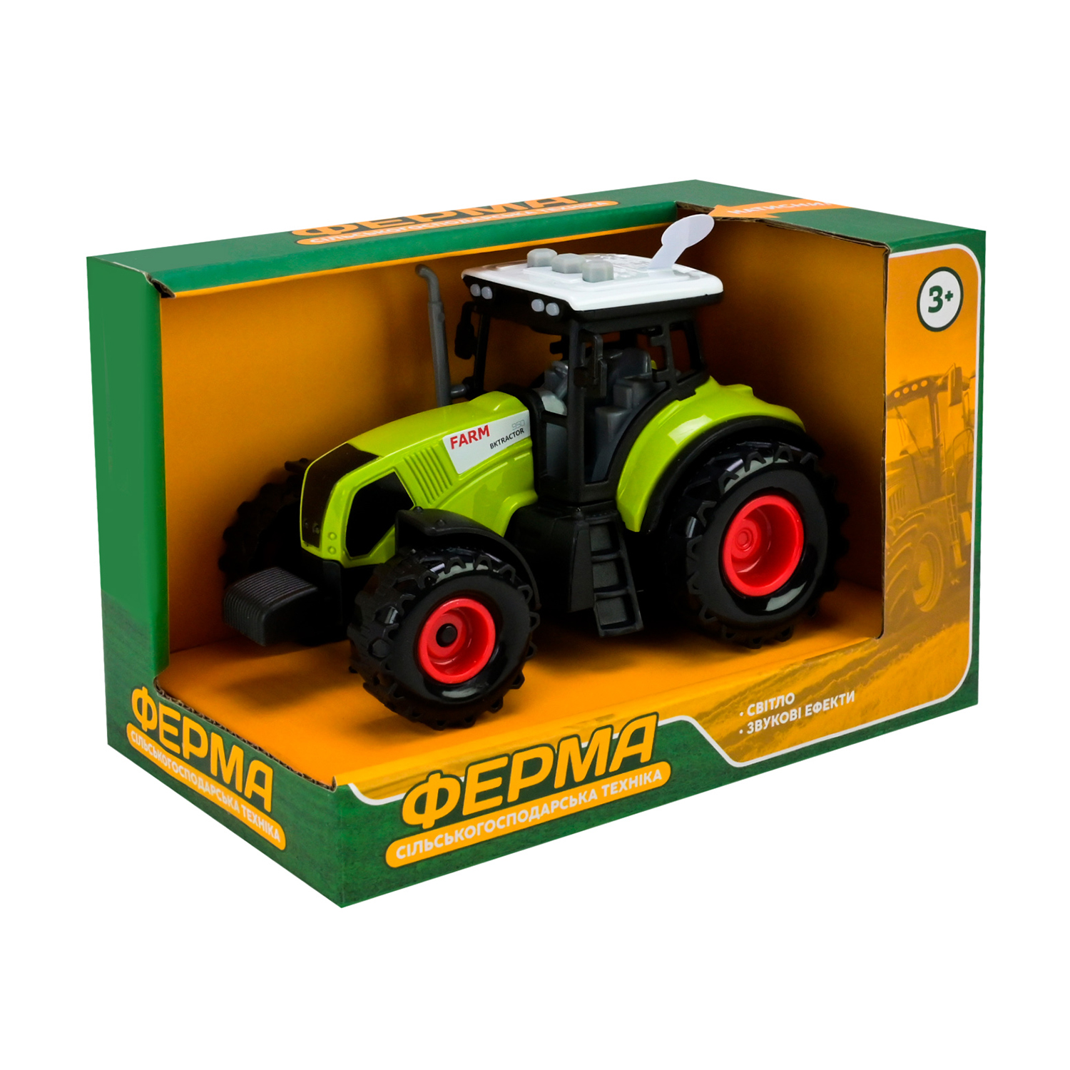 

Дитяча іграшка Shantou Jinxing Трактор, зі світлом та звуком, від 3 років, 14.5*8.5*9 см (AP9920)