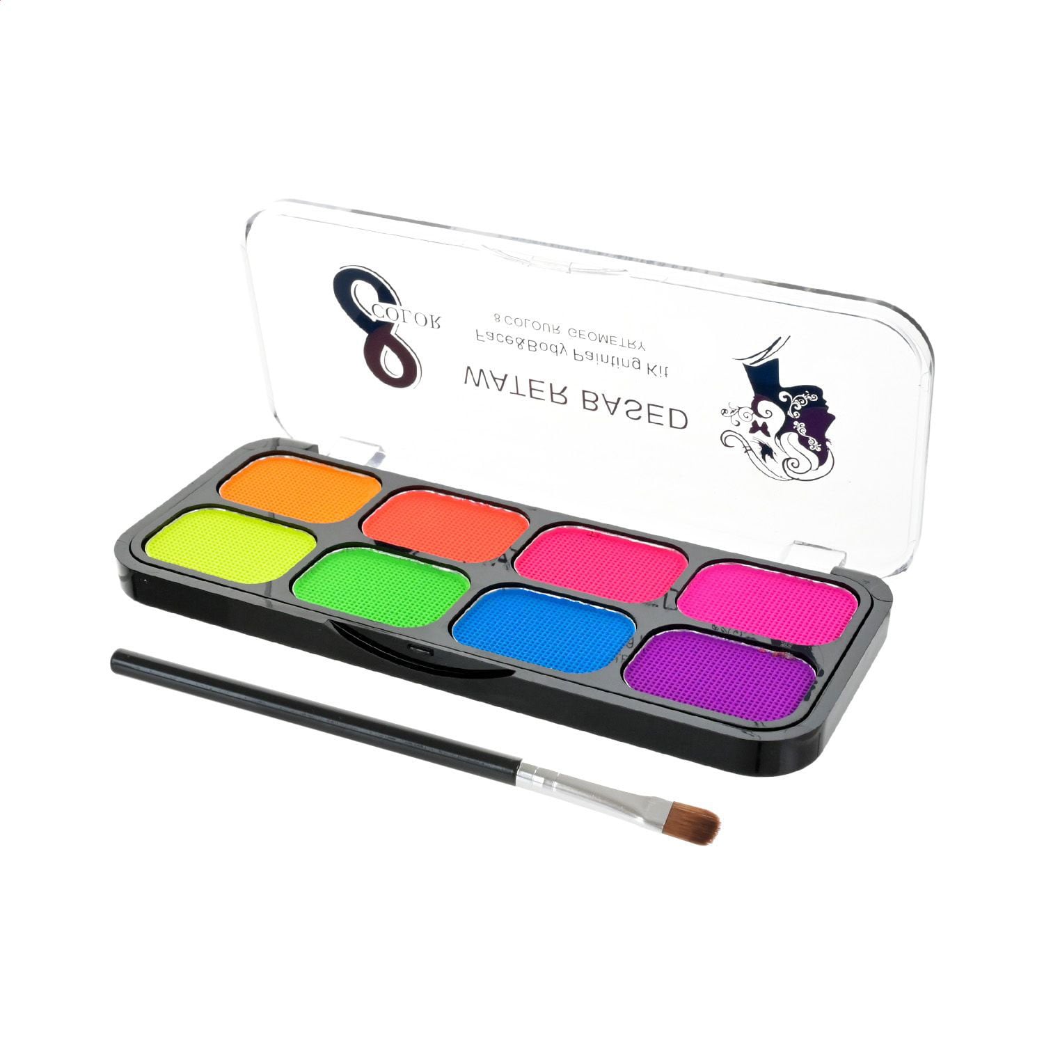 

Палетка аквагриму для обличчя та тіла Shantou Jinxing, 8 кольорів, від 8 років (Cel-2504)