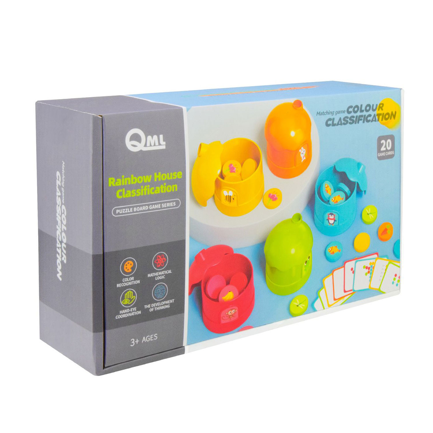 

Розвивальна гра Shantou Jinxing Класифікація кольорів, 50 елементів, від 3 років (M9K)