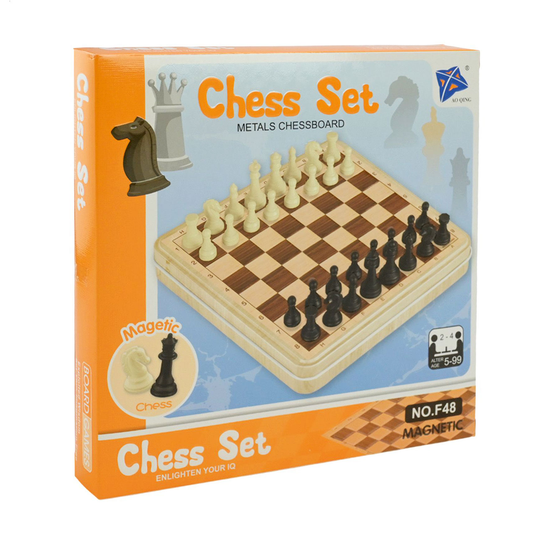 

Настільна гра Shantou Jinxing Шахи магнітні, від 5 років, 22.5*22.5*3 см (F48)