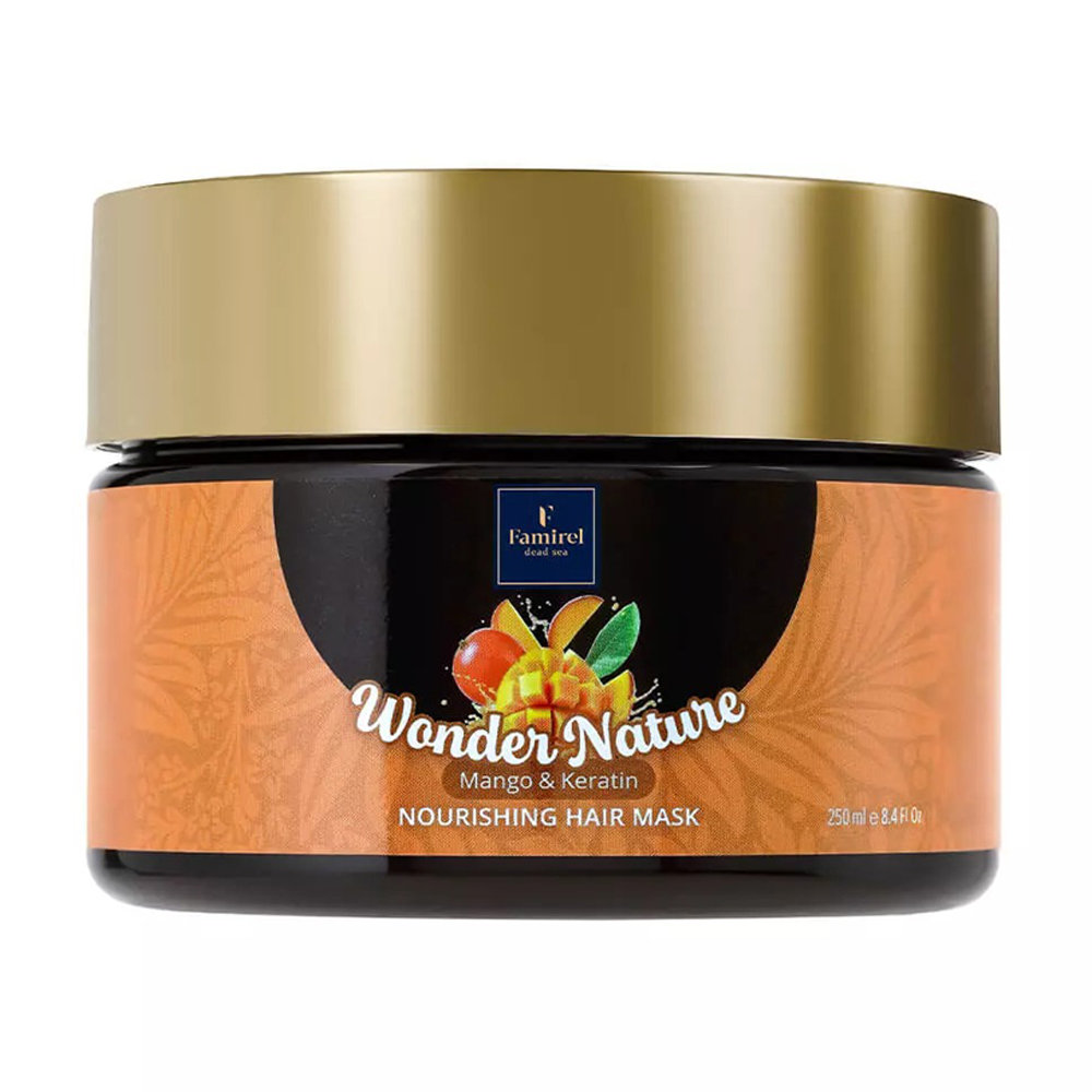 

Живильна маска для волосся Famirel Nourishing Hair Mask Манго та кератин, 250 мл