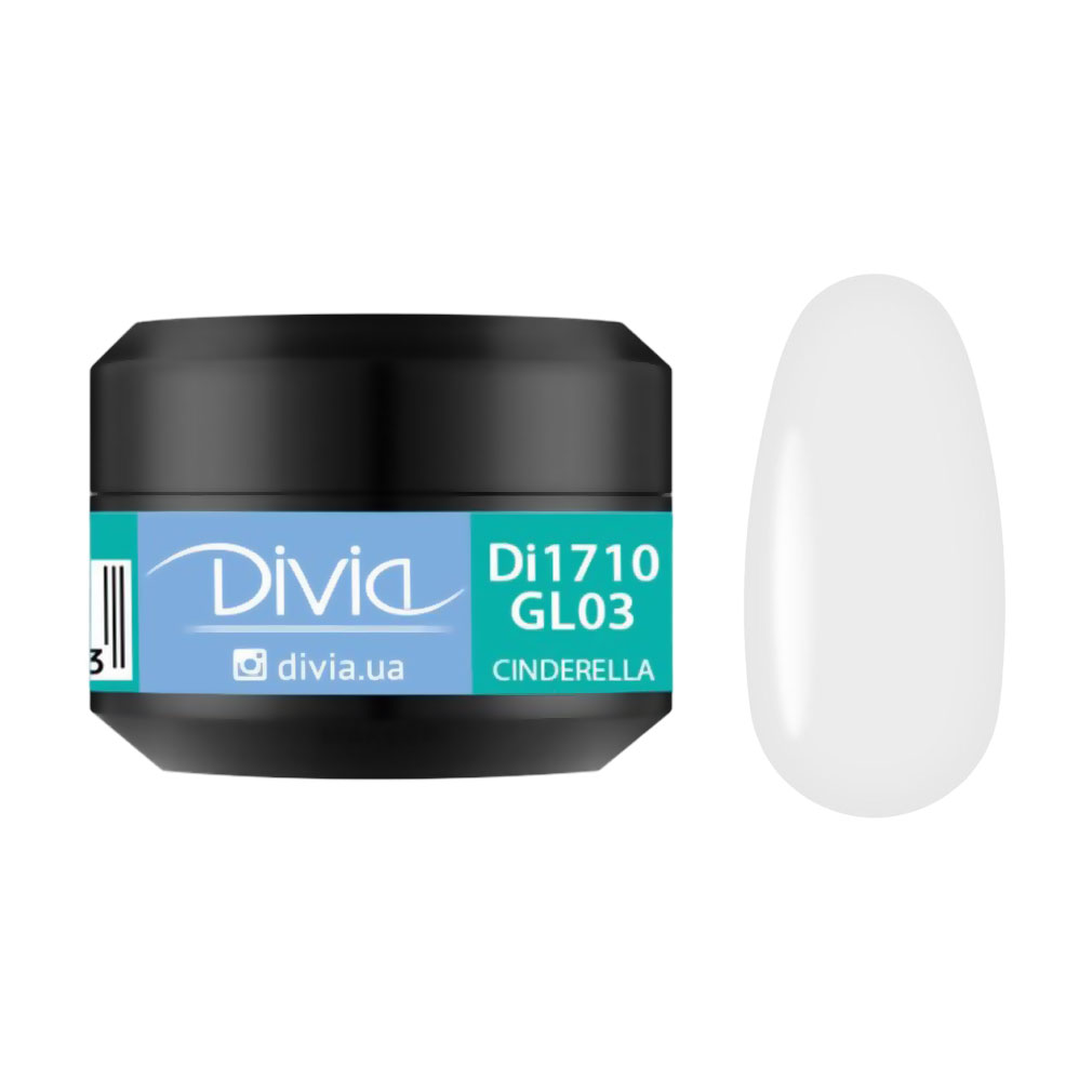 

Гель для нарощування нігтів Divia Liquid Builder Gel GL03 Cinderella, 5 г