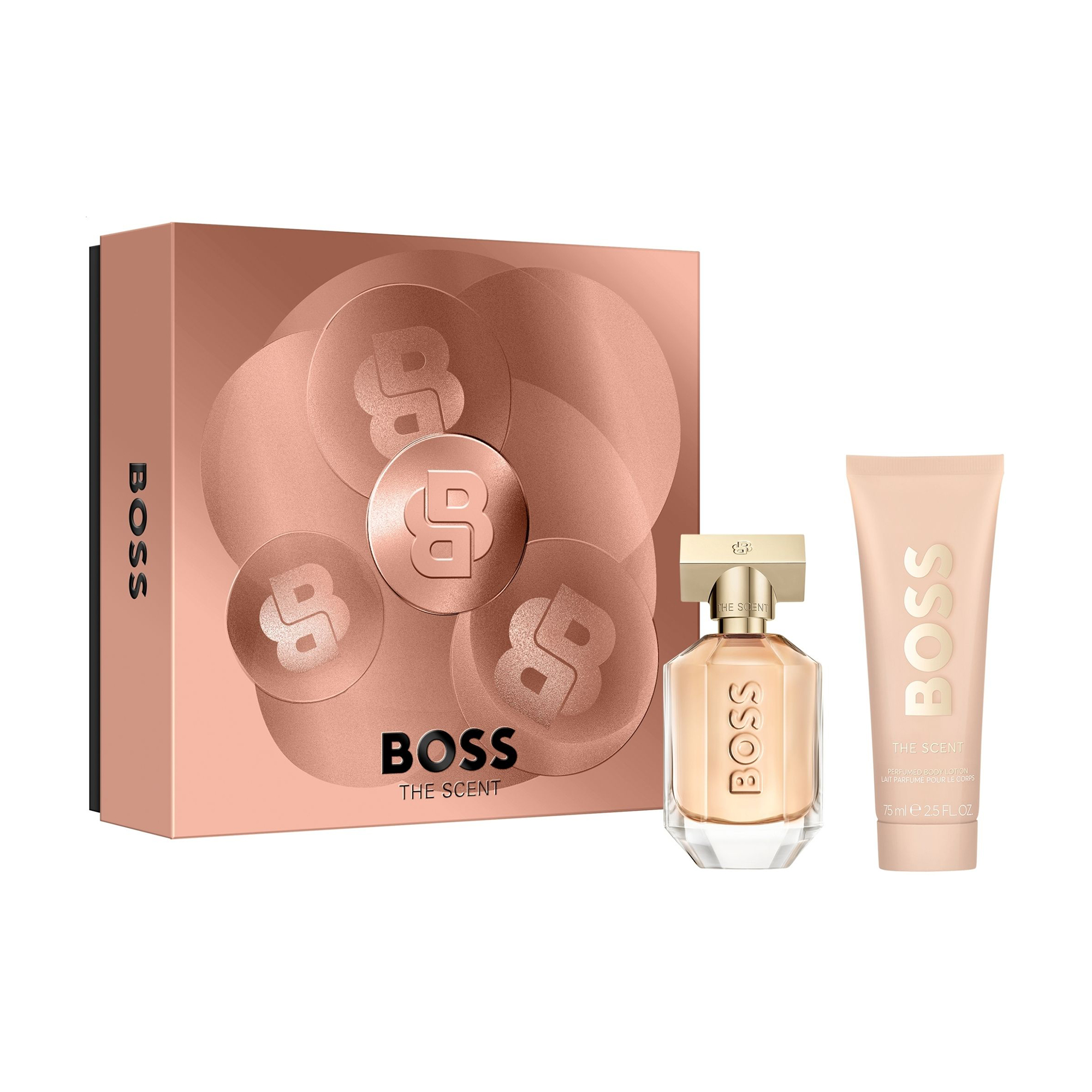 

Парфумований набір Hugo Boss Boss The Scent жіночий (парфумована вода, 50 мл + лосьйон для тіла, 75 мл)