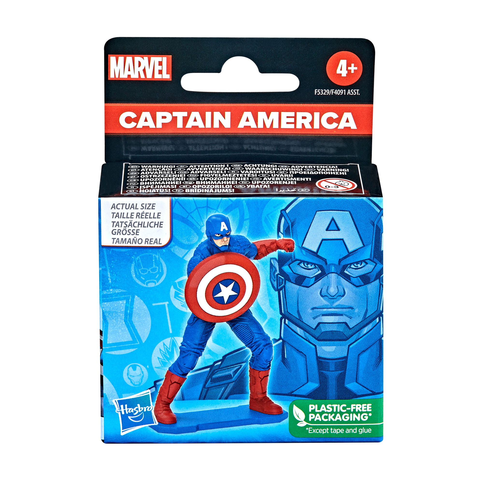 

Ігрова фігурка Marvel Toys Captain America від 4 років, 6.35 см (F4091/F5329)