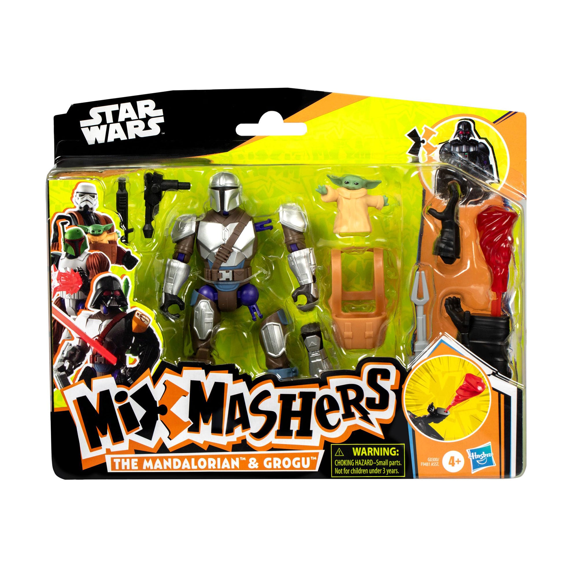 

Ігрова фігурка Star Wars Toys MixMashers The Mandalorian & Grogu від 4 років, 12 см (F9481/G0300)