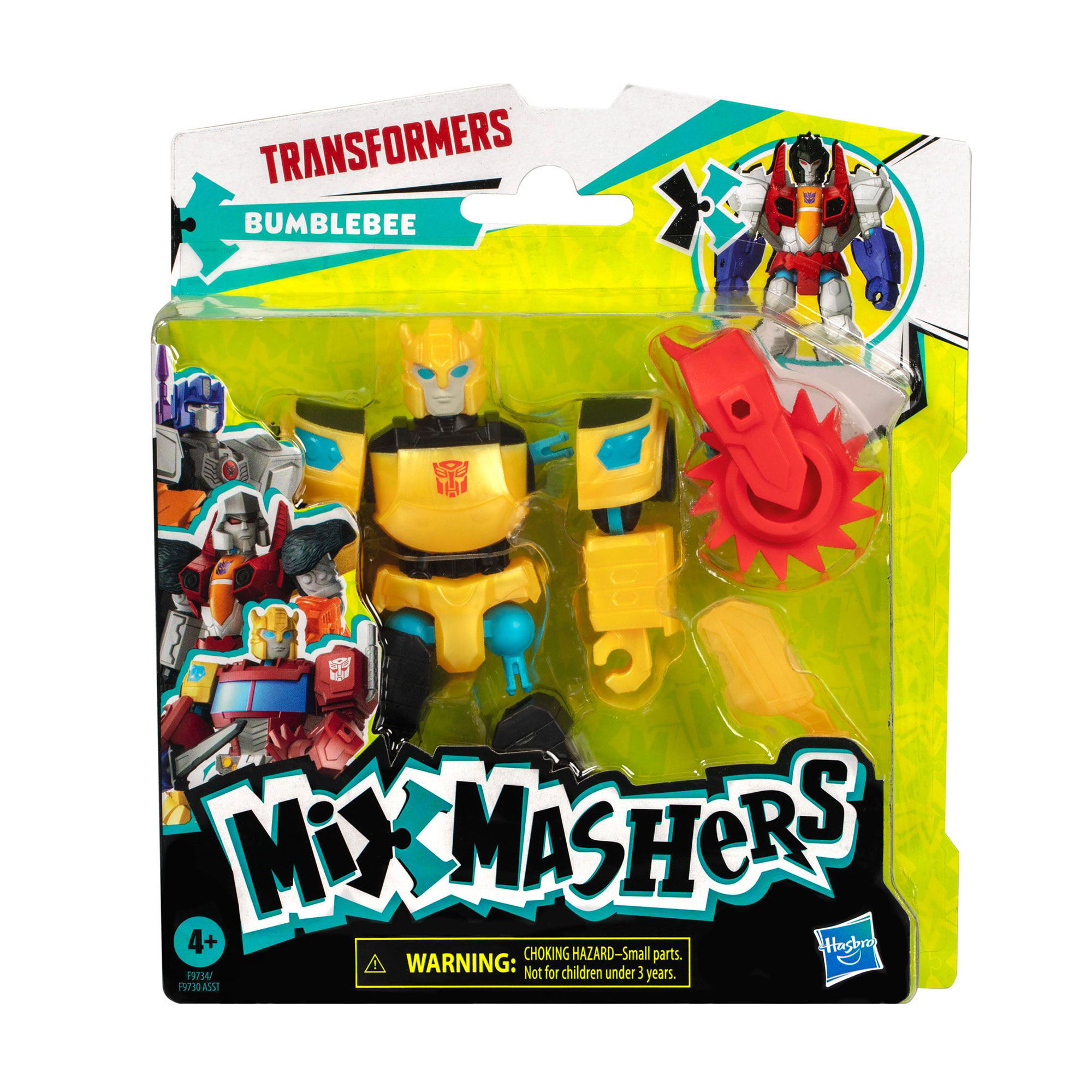 

Ігрова фігурка Transformers MixMashers Bumblebee від 4 років, 12 см (F9730/F9734)