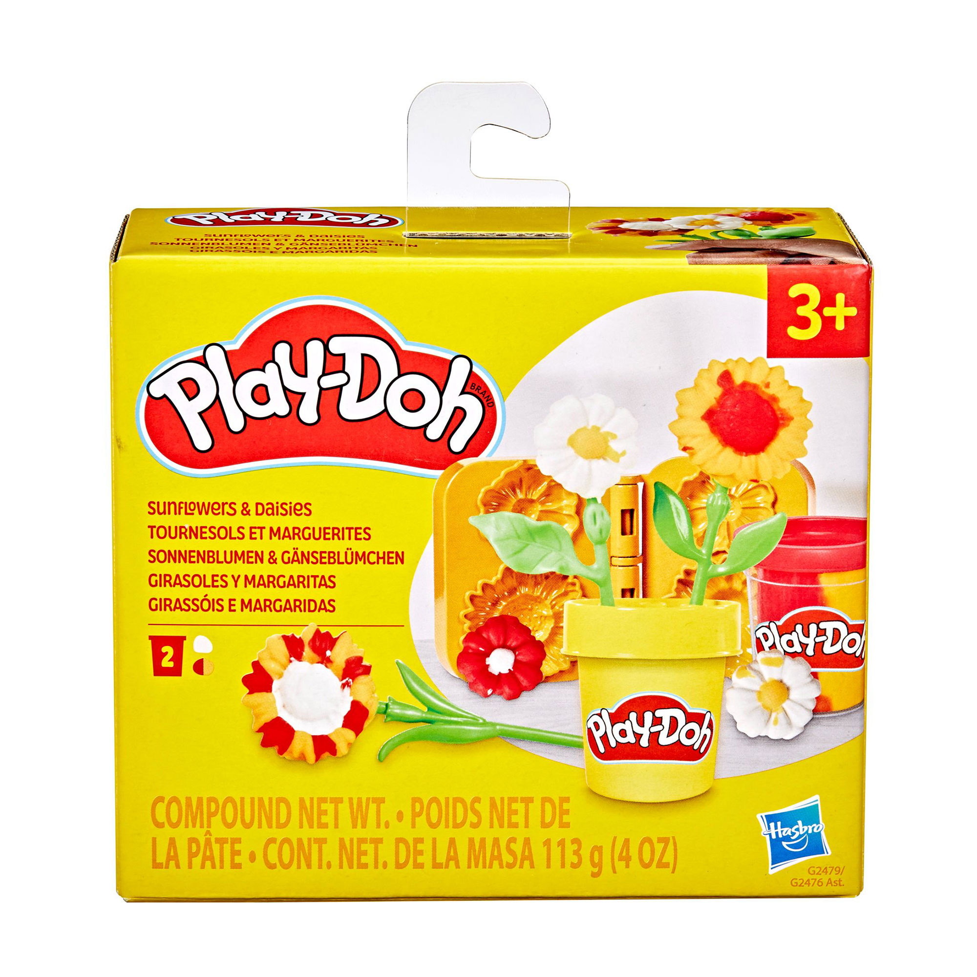 

Набір для творчості Play-Doh Sunflowers & Daisies від 3 років, 7 деталей (G2476/G2479)