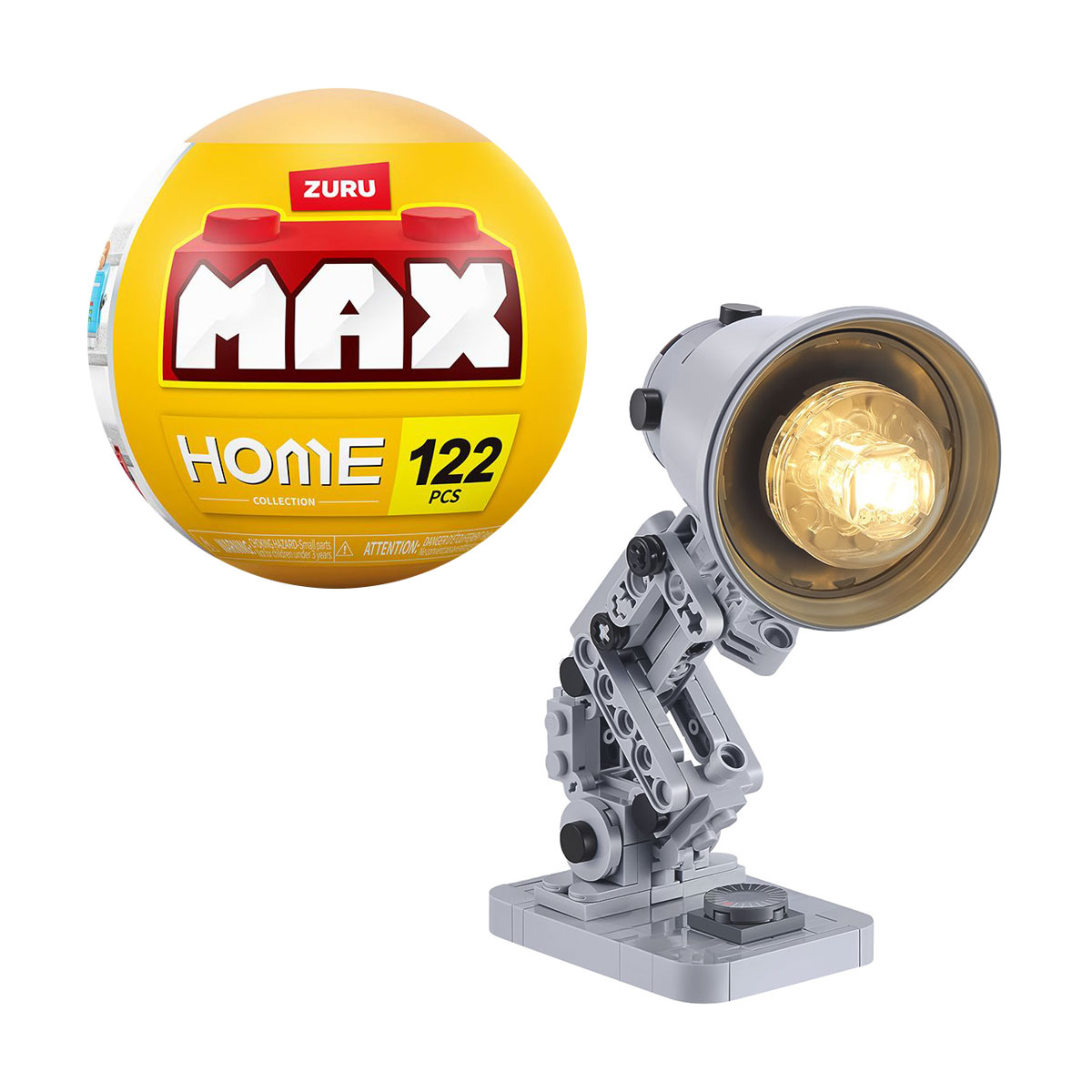 

Дитячий конструктор в капсулі Zuru Max Home S1 Лампа, від 8 років, 122 деталі (83224EGQ8)