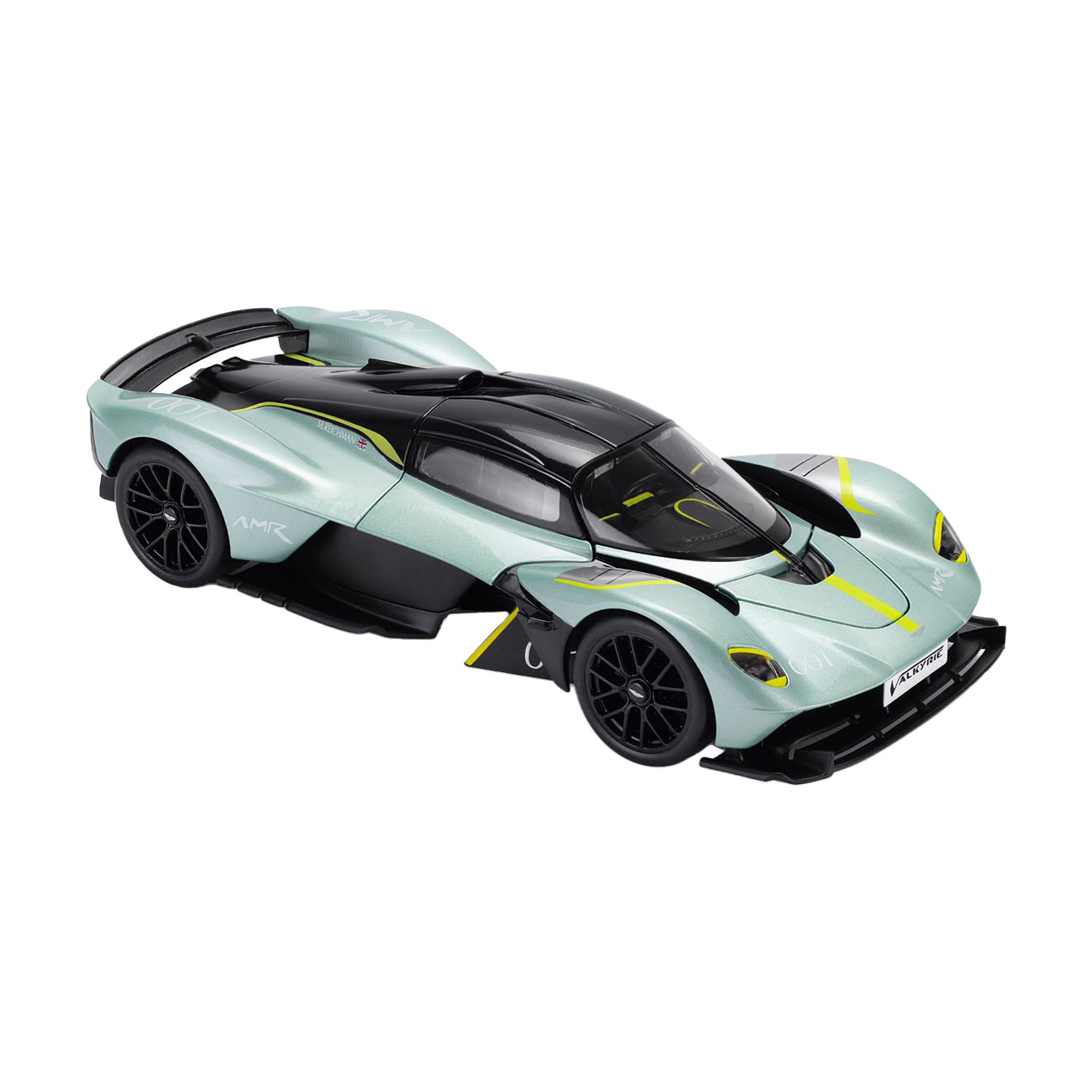 

Автомодель TechnoDrive Aston Martin Valkyrie, зелена, 1:18, від 3 років, 10*25*6 см (250938AMVKSG)