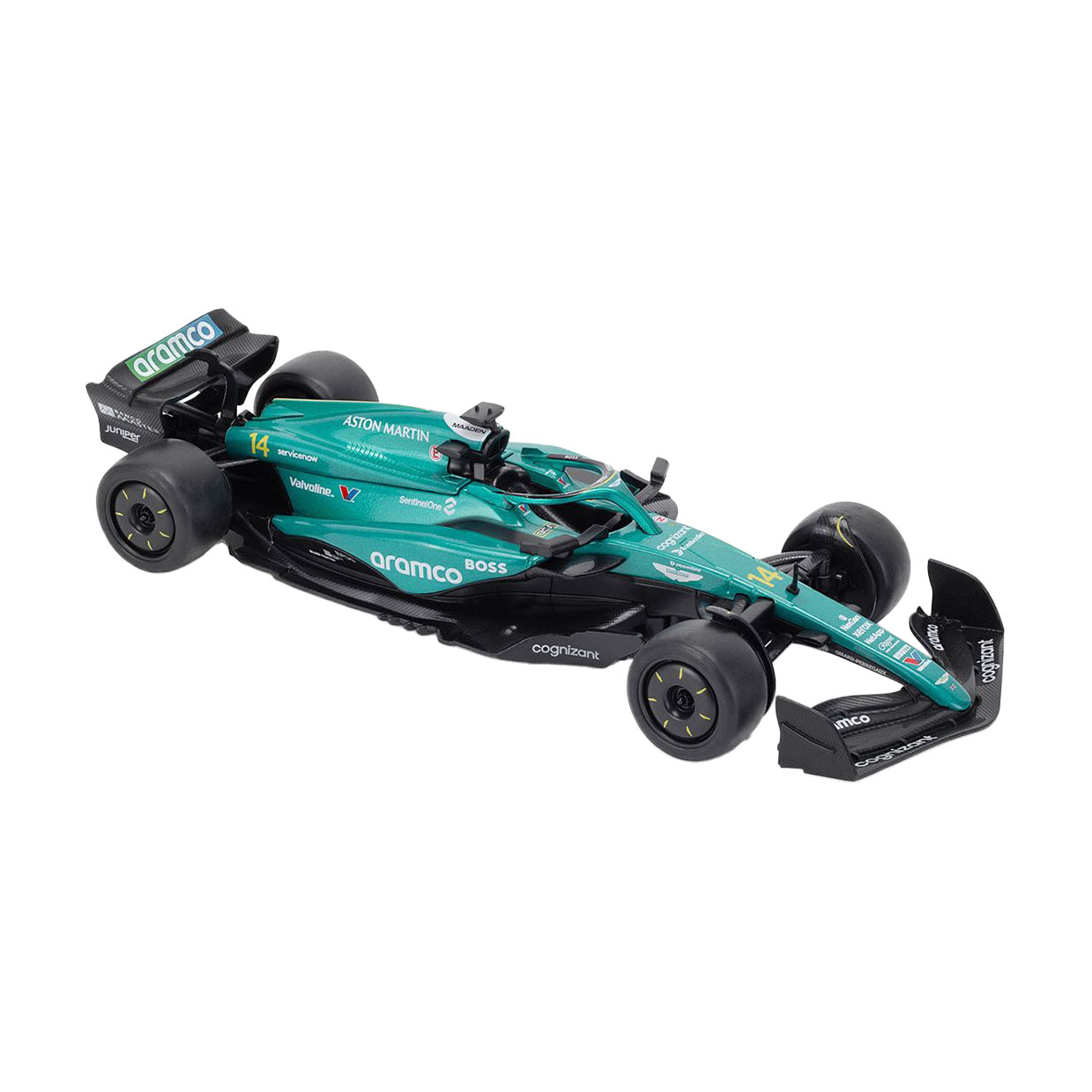 

Автомодель TechnoDrive Aston Martin F1 (2024), 1:24, від 3 років, 8*23*4 см (250941AMF1)