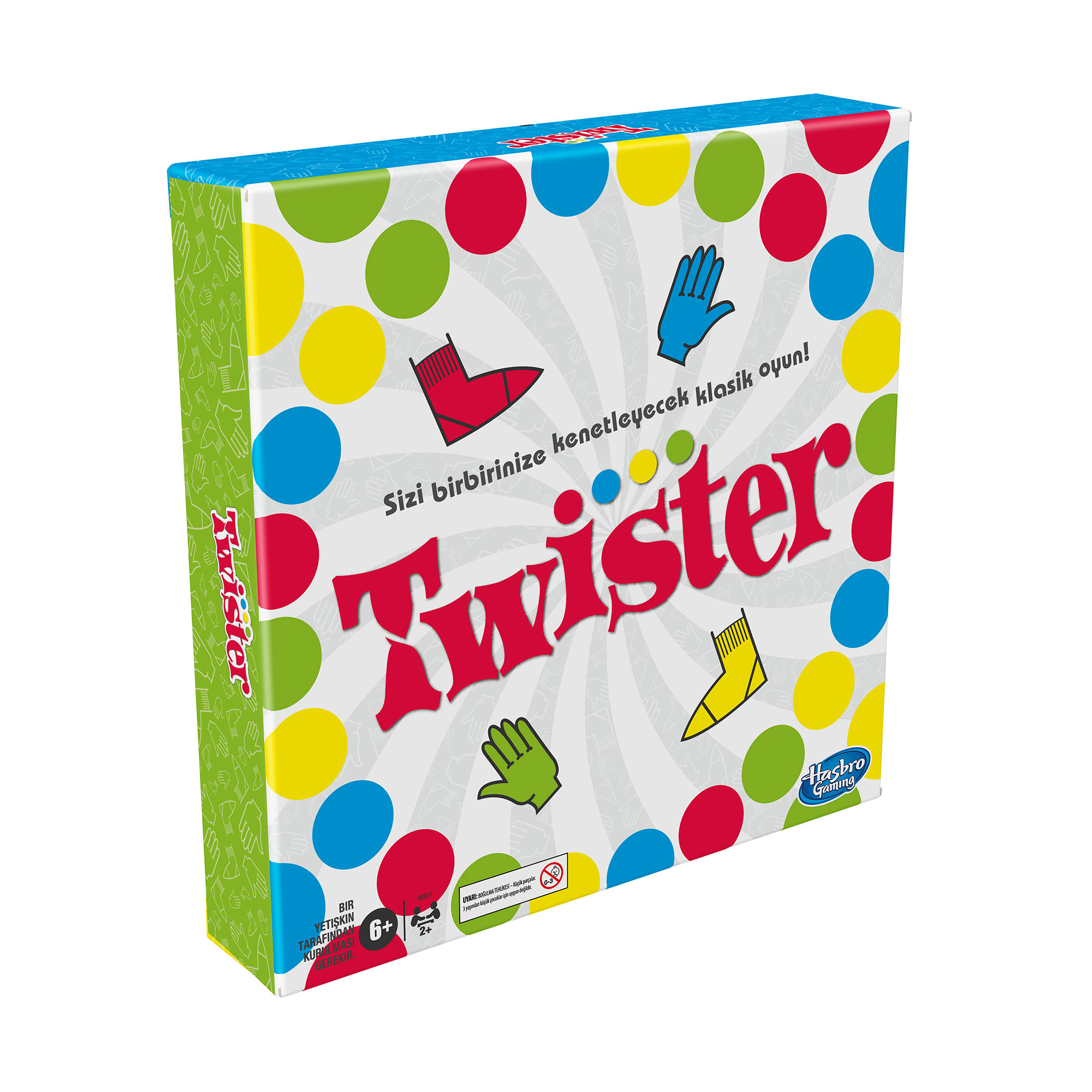 

Розважальна гра Hasbro Gaming Твістер, англійською мовою, від 6 років (98831)