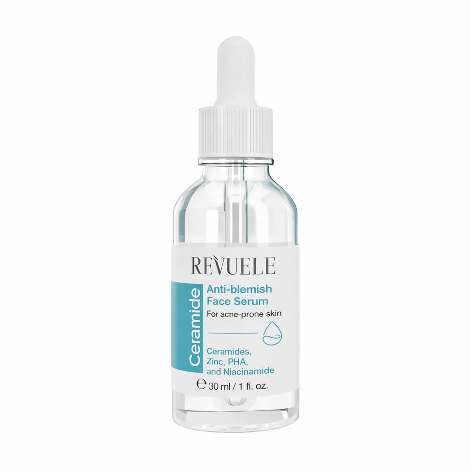 

Сироватка для обличчя Revuele Ceramide Anti-Blemish Face Serum проти недосконалостей, із церамідами, 30 мл