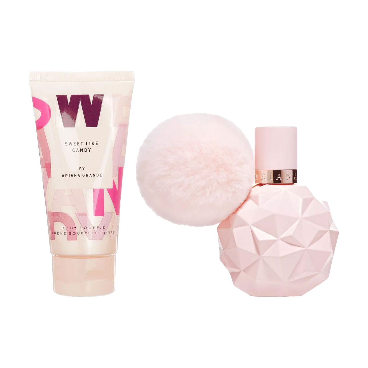 

Парфумований набір жіночий Ariana Grande Sweet Like Candy (парфумована вода, 30 мл + суфле для тіла, 100 мл)