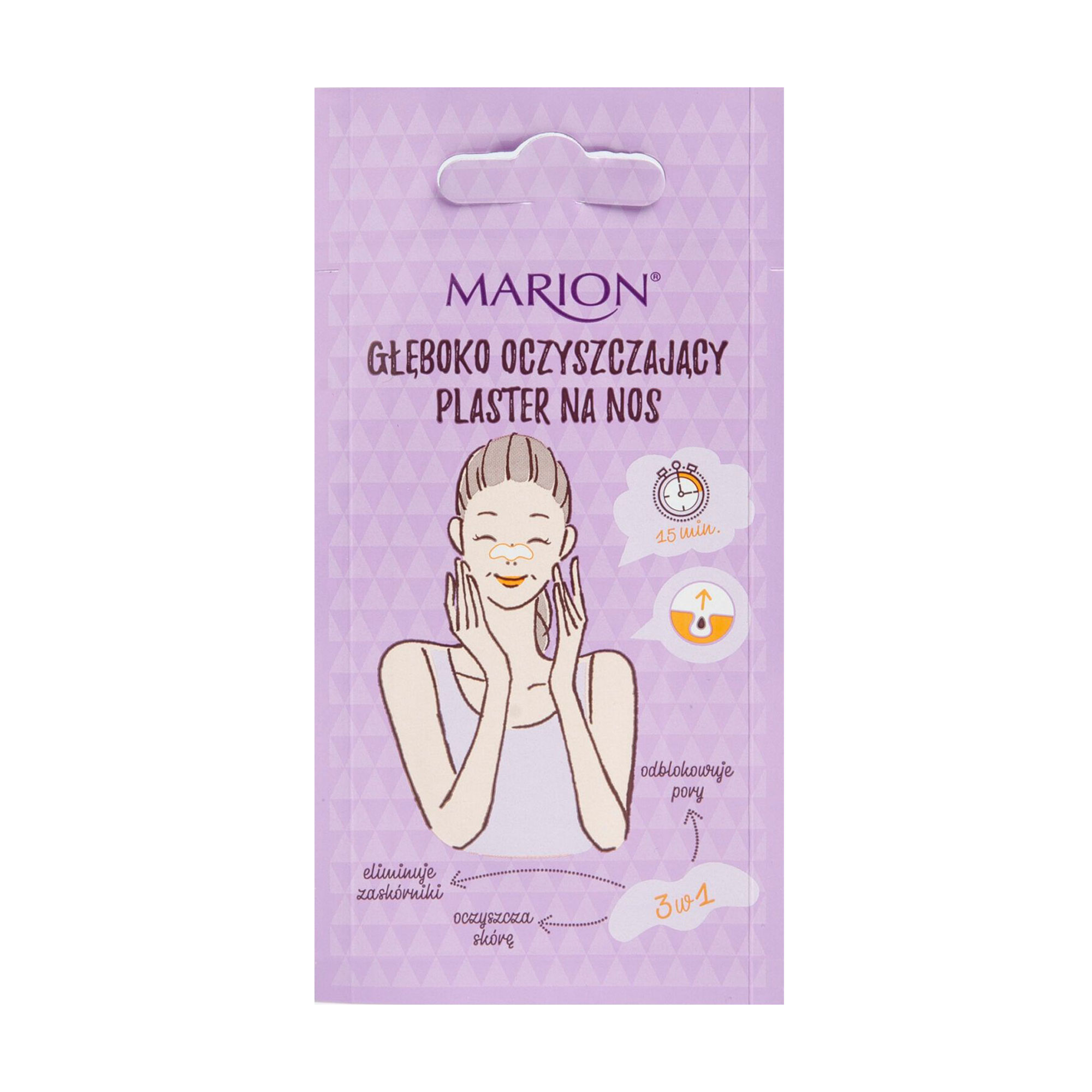 

Очищувальна смужка для носа Marion Deep Cleansing Flakes For Nose, 1 шт