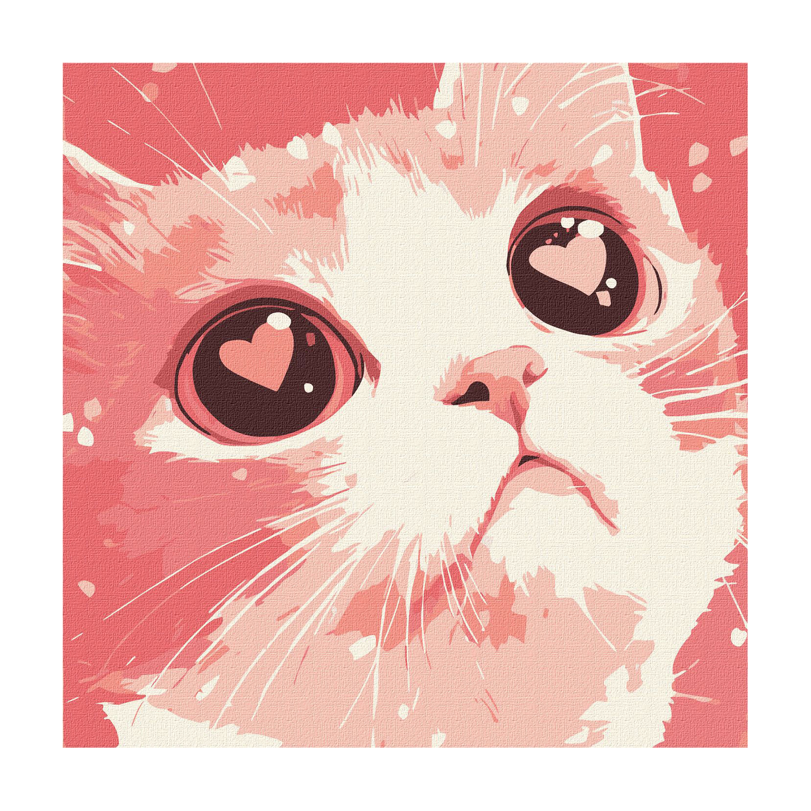 

Картина за номерами Ideyka Закоханий кіт, 30*30 см (KHO6864)