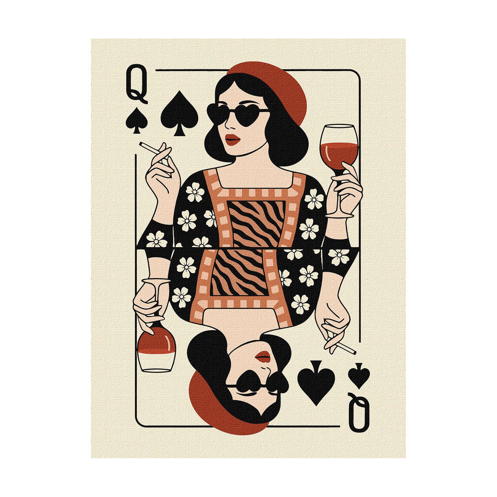 

Картина за номерами Ideyka Карта королеви, 30*40 см (KHO5205)