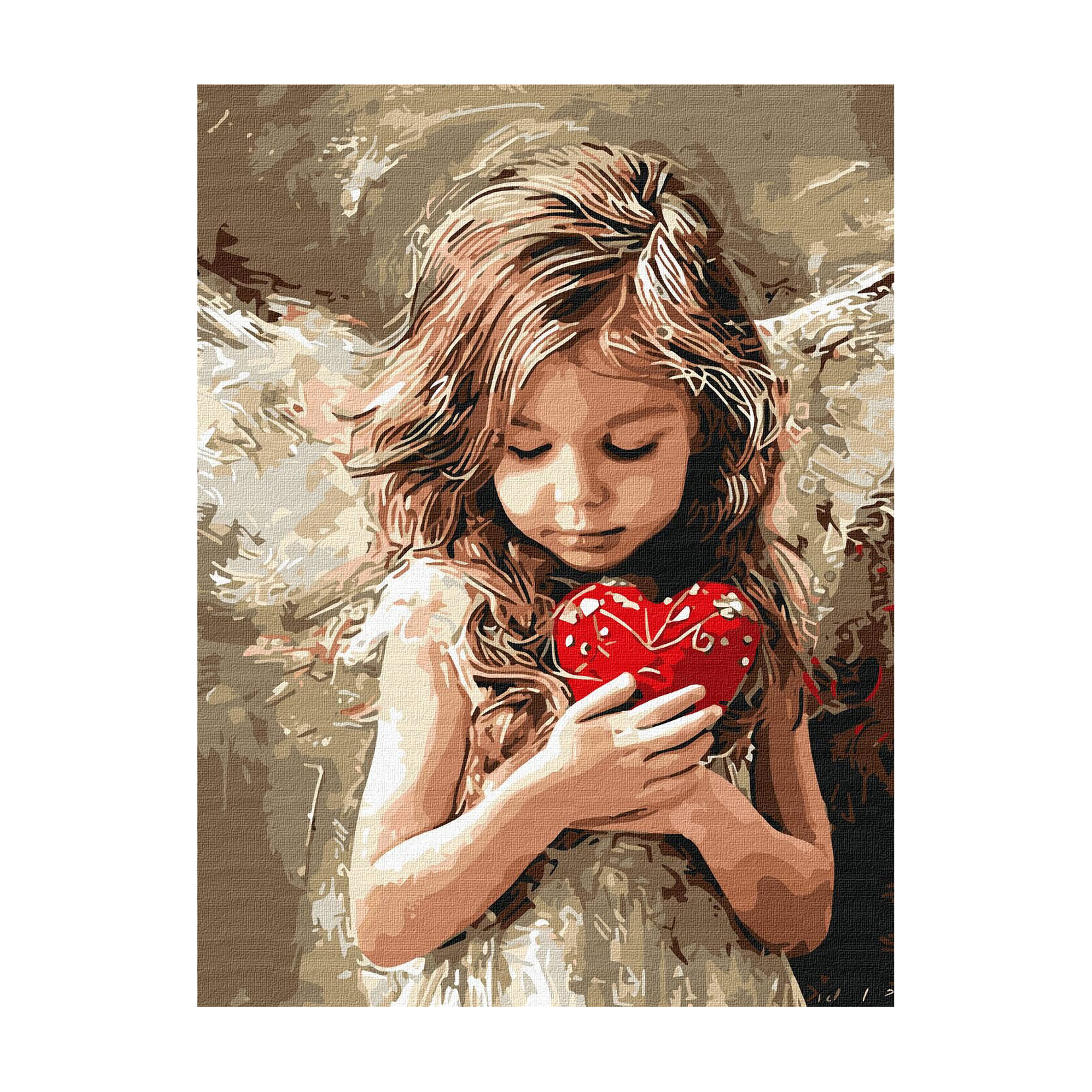 

Картина за номерами Ideyka Ангел любові, 30*40 см (KHO8706)