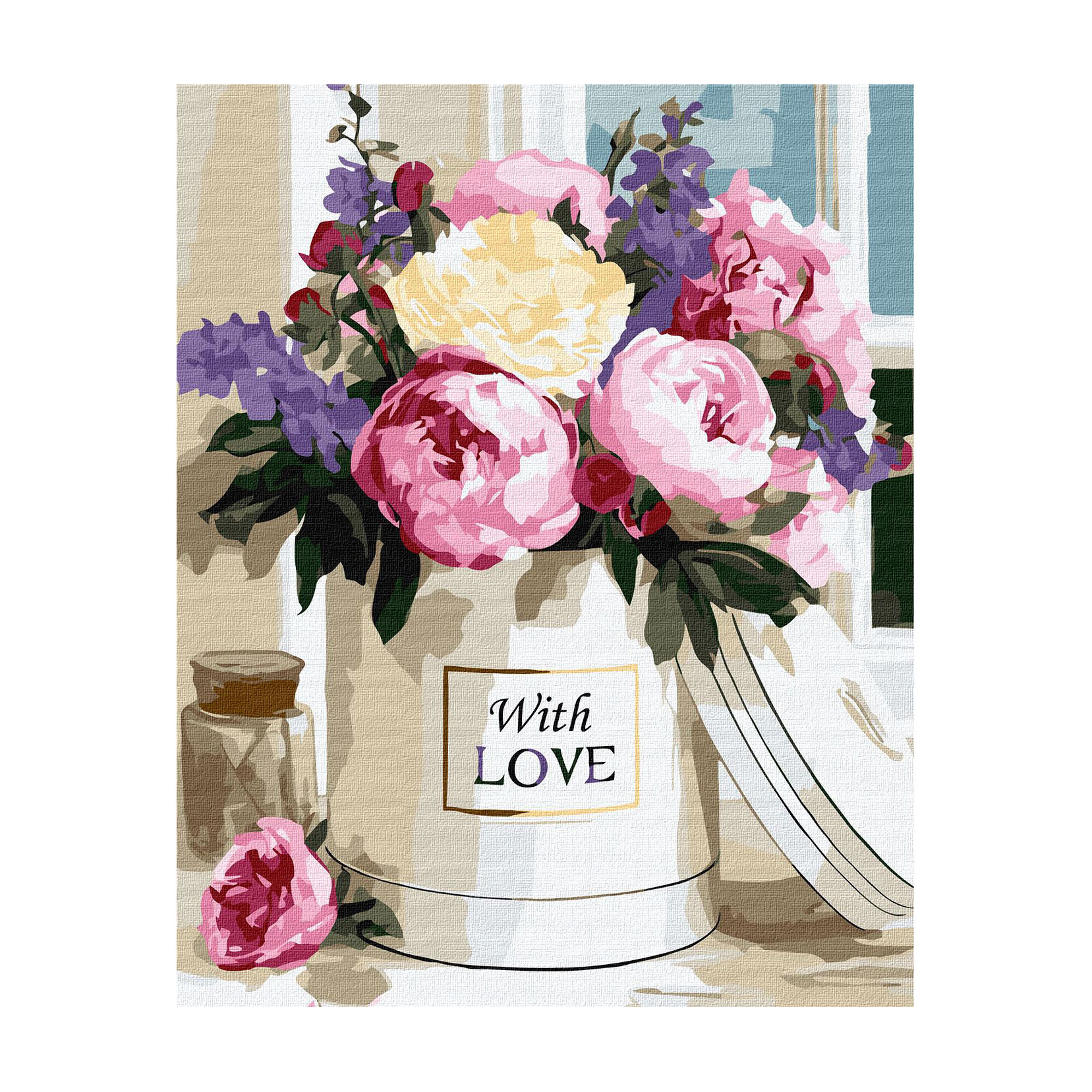 

Картина за номерами Ideyka Теплі квіткові відтінки, 40*50 см (KHO3340)