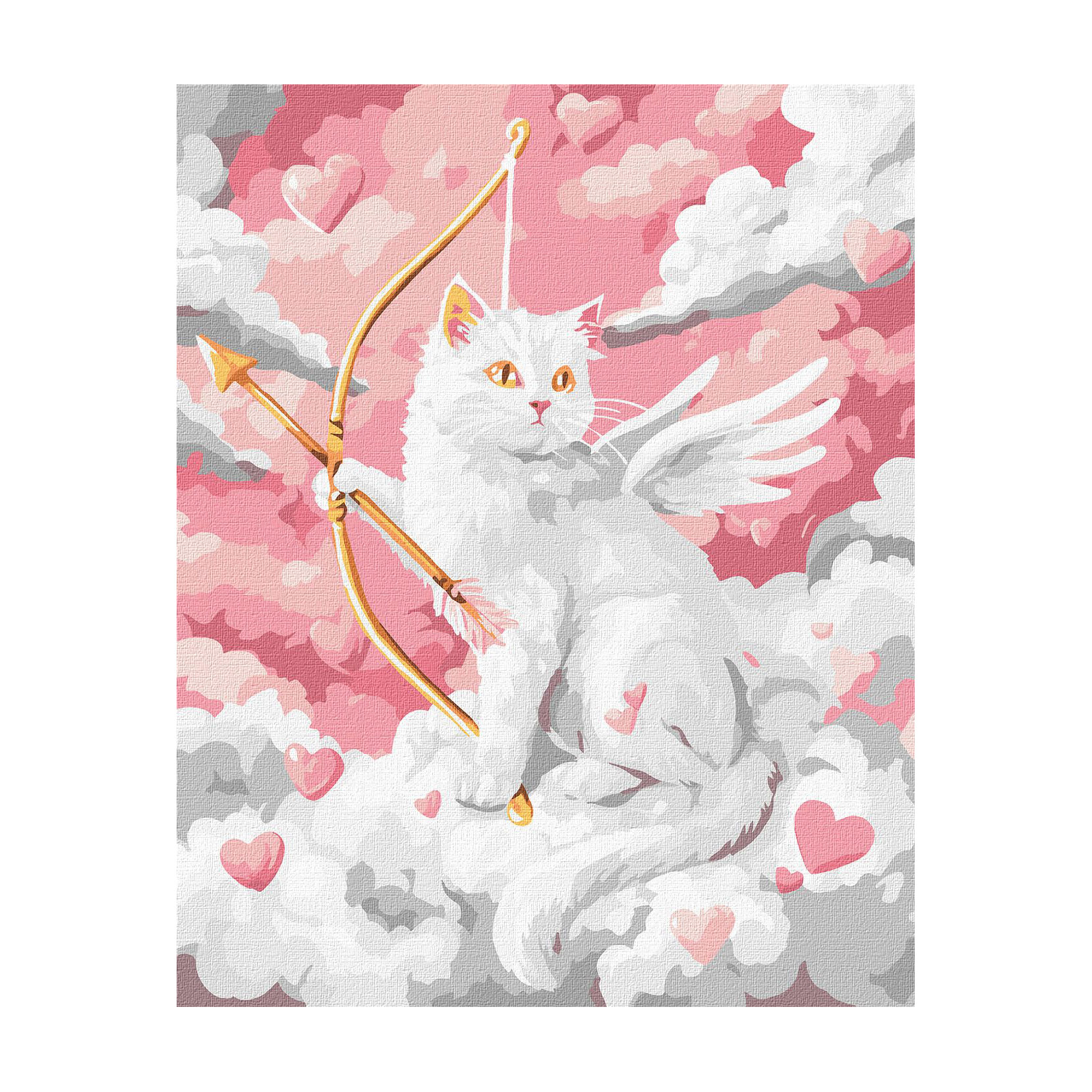 

Картина за номерами Ideyka Котячий купідон, 40*50 см (KHO5207)