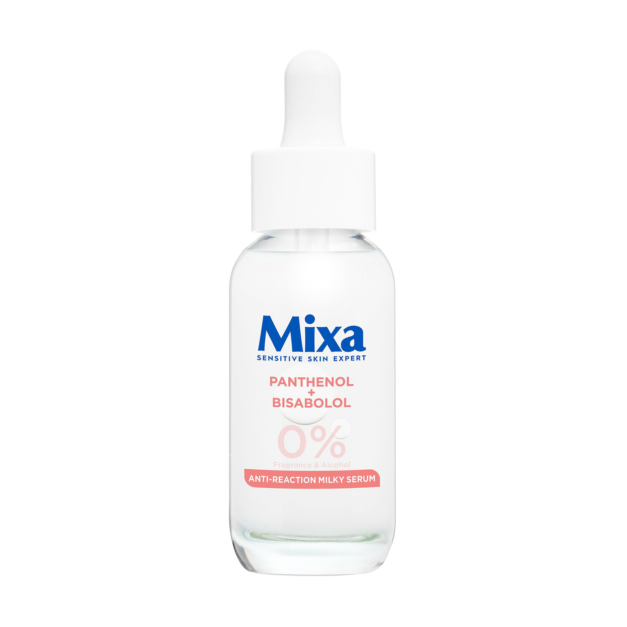 

Сироватка для обличчя Mixa Anti-Reaction Soothing Milky Serum з пантенолом, 30 мл