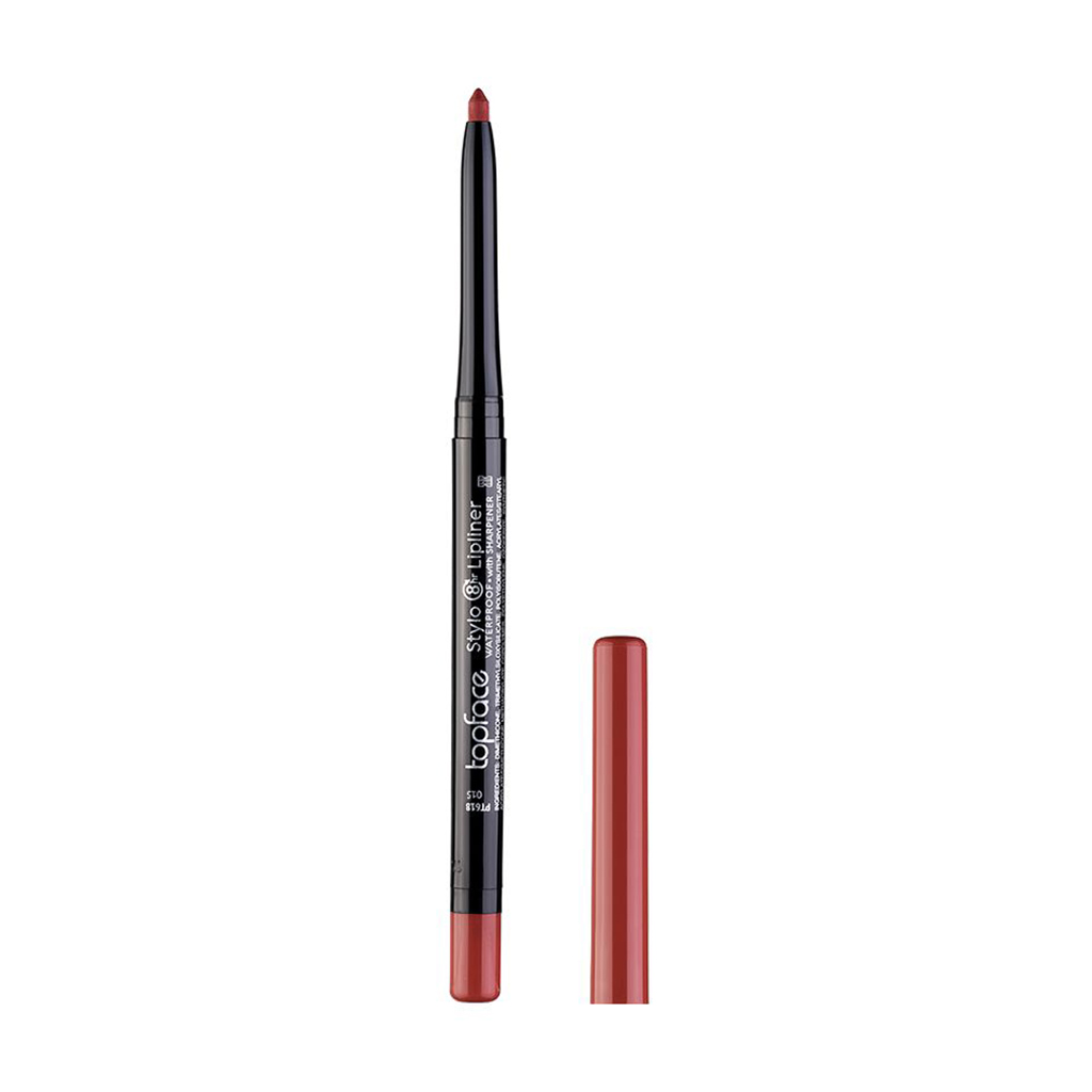 

Автоматичний водостійкий олівець для губ TopFace Stylo Lipliner PT618, 015, 0.29 г