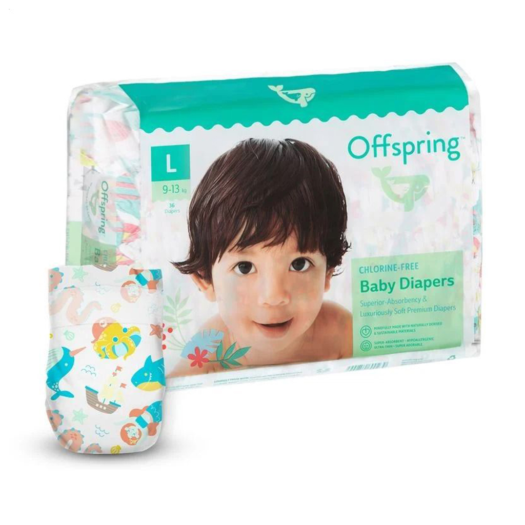 

Підгузки Offspring Mystic Water розмір L (9-13 кг), 36 шт