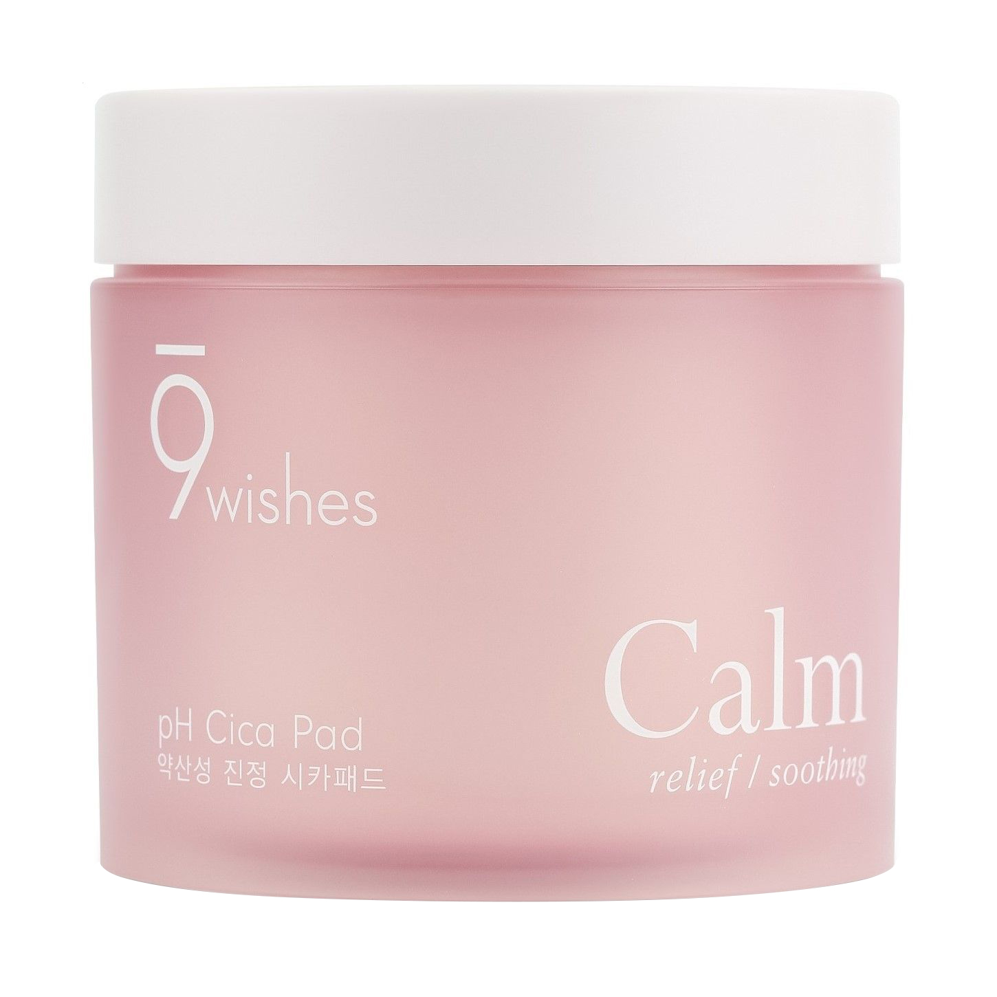 

Заспокійливі тонер-пади для обличчя 9wishes Calm pH Cica Pad з центеллою, 70 шт